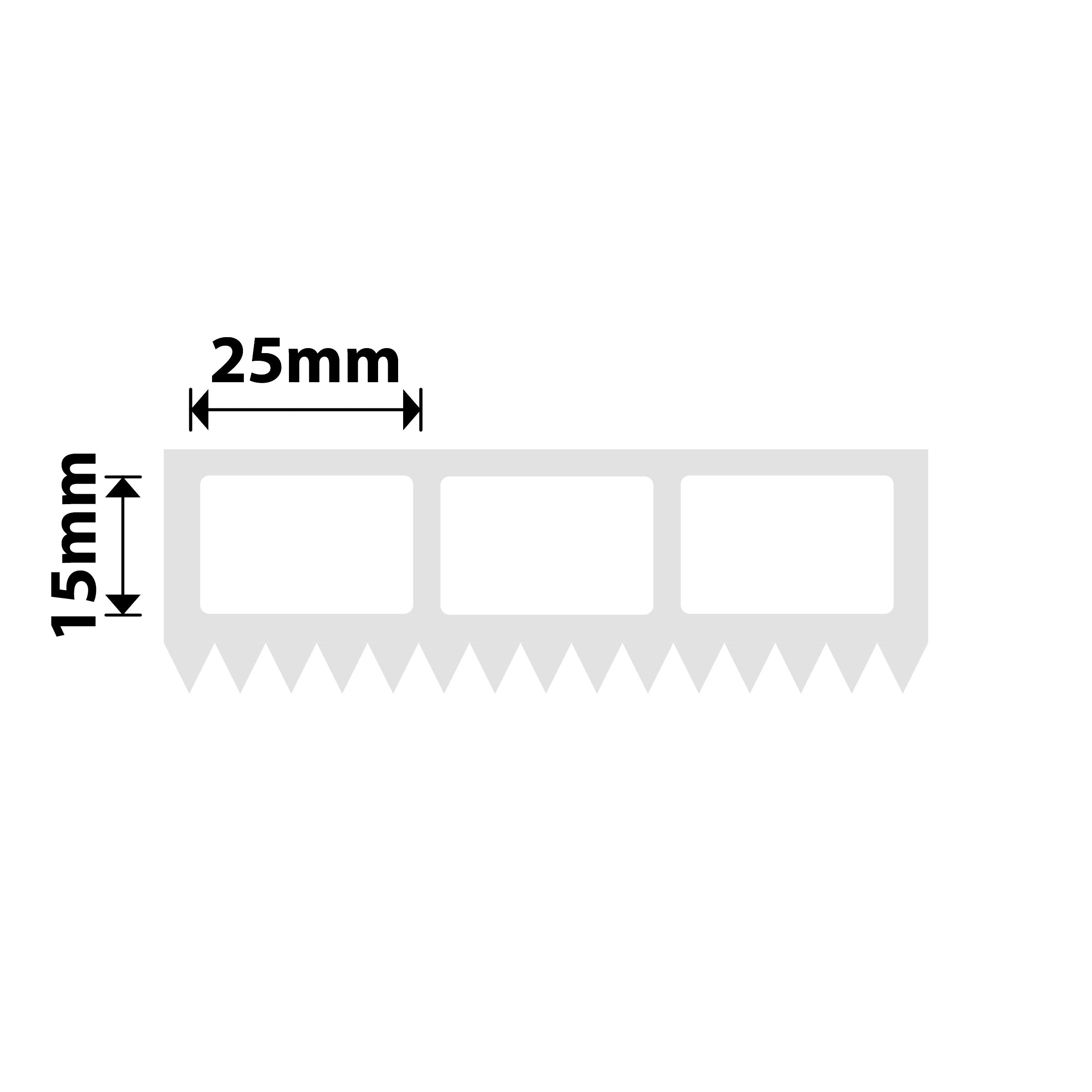 NB569 - Niimbot - K3 Only - 25x15mm/3L - 4,800 White Labels