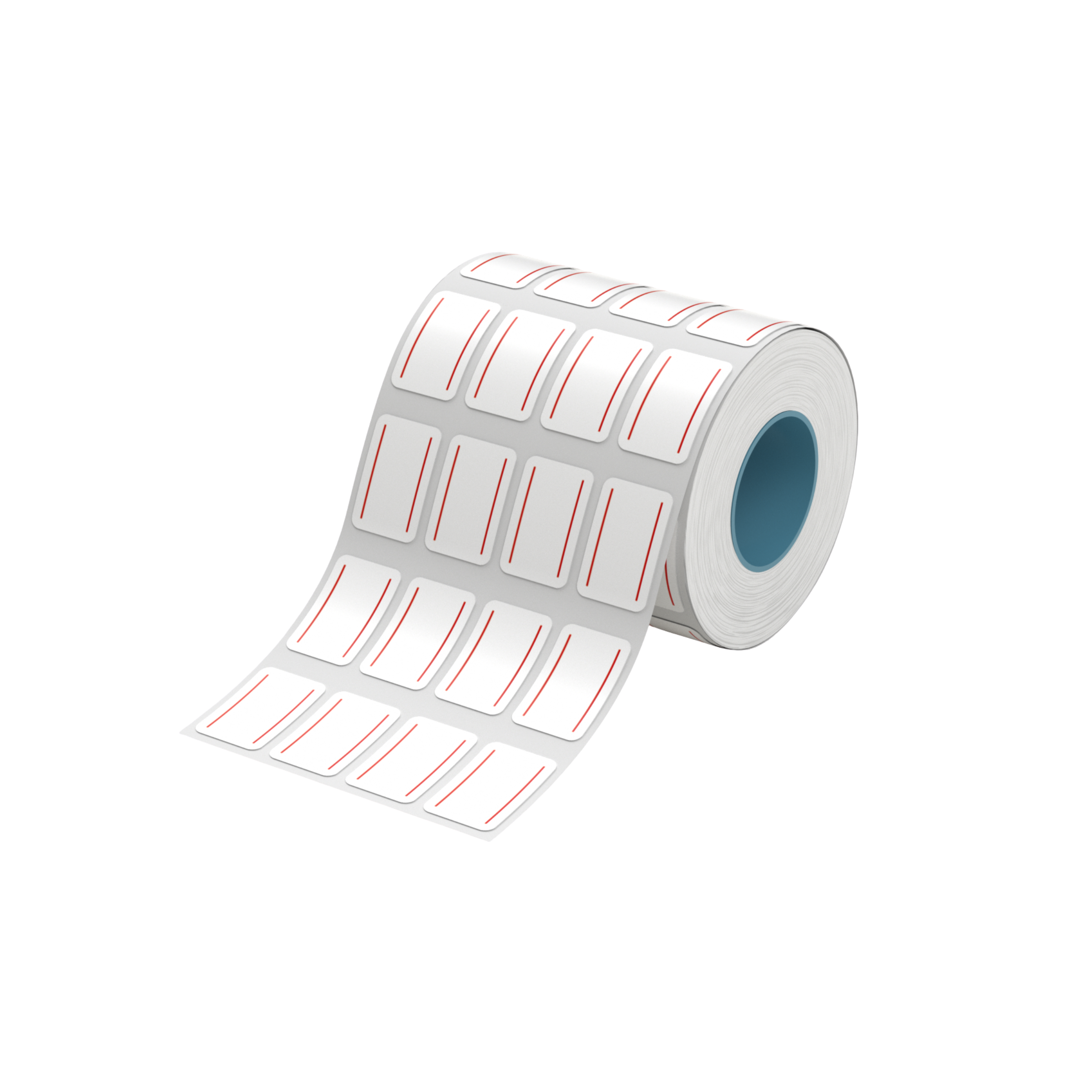NB583 - NIIMBOT - K3 ONLY - T14X22MM/4L - 4,800 LABELS PER ROLL - RED DOUBLE LINE