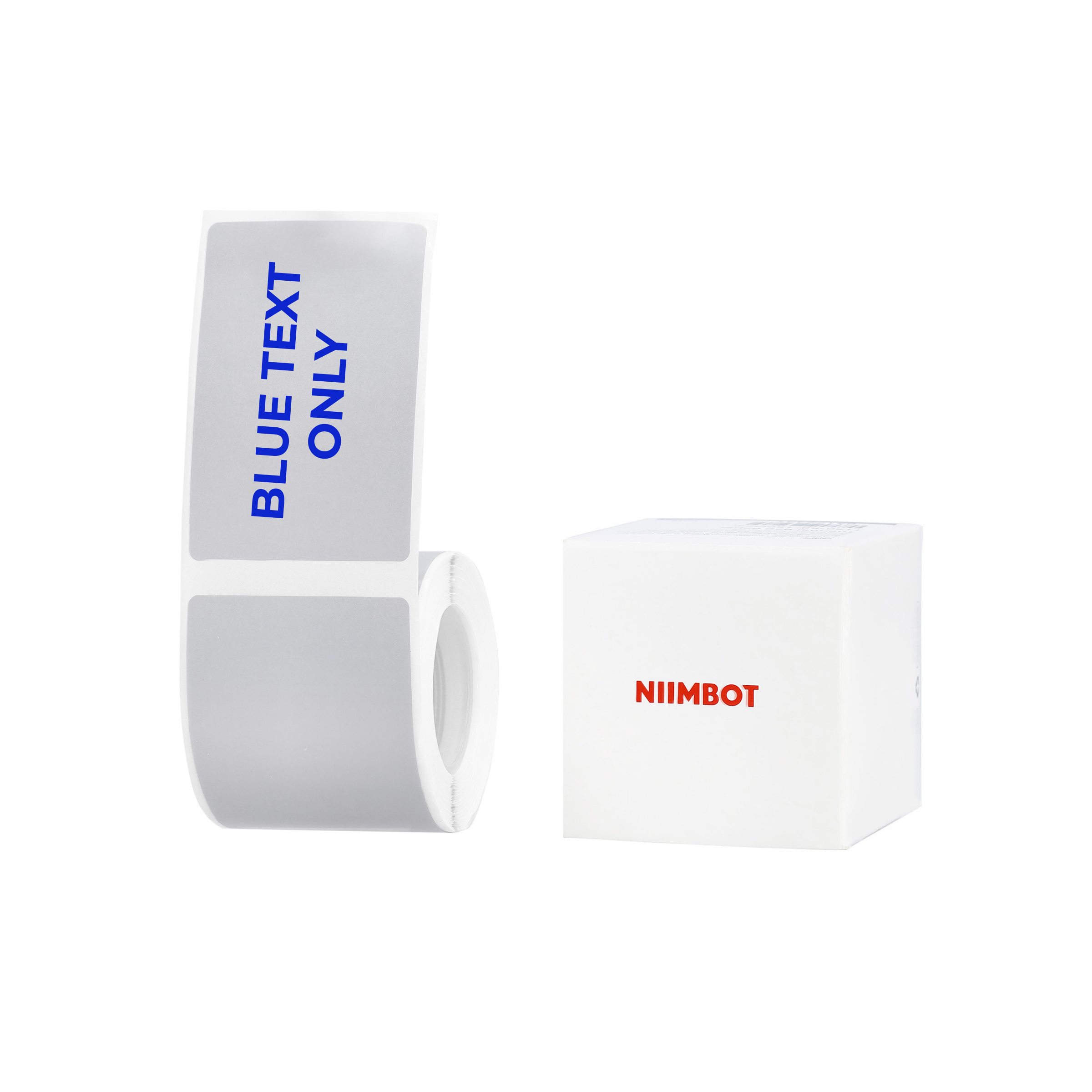 NB651 - Niimbot - B1 / B21 / B31 / B3S / B4 - 40x60mm - 105 Silver Grey Blue Text Labels