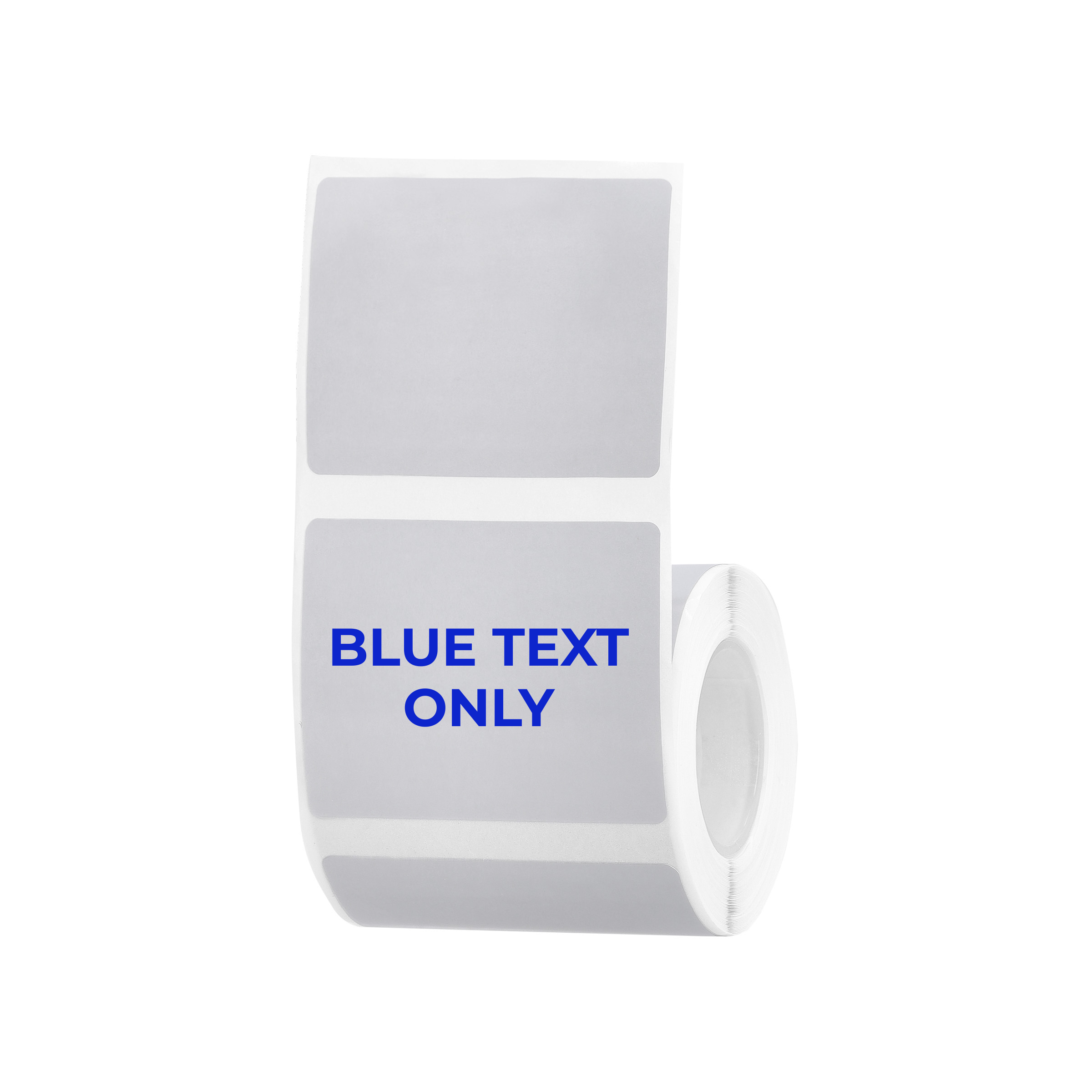 NB656 - Niimbot - B1 / B21 / B31 / B3S / B4 - 50x40mm - 150 Silver Grey Blue Text Only Labels