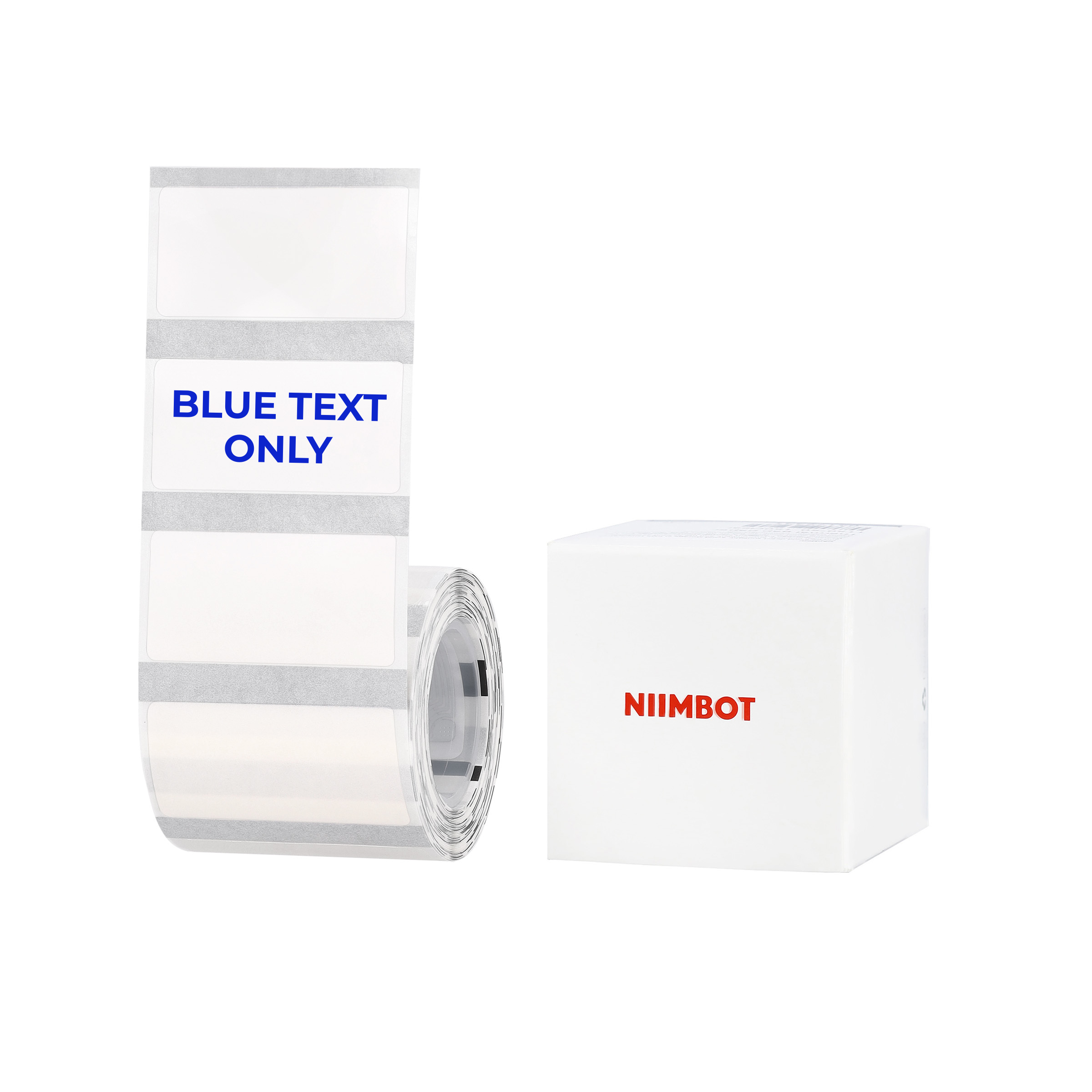 NB662 - Niimbot - B1 / B21 / B31 / B3S / B4 - 40x20mm - 315 Transparent Blue Text Only Labels