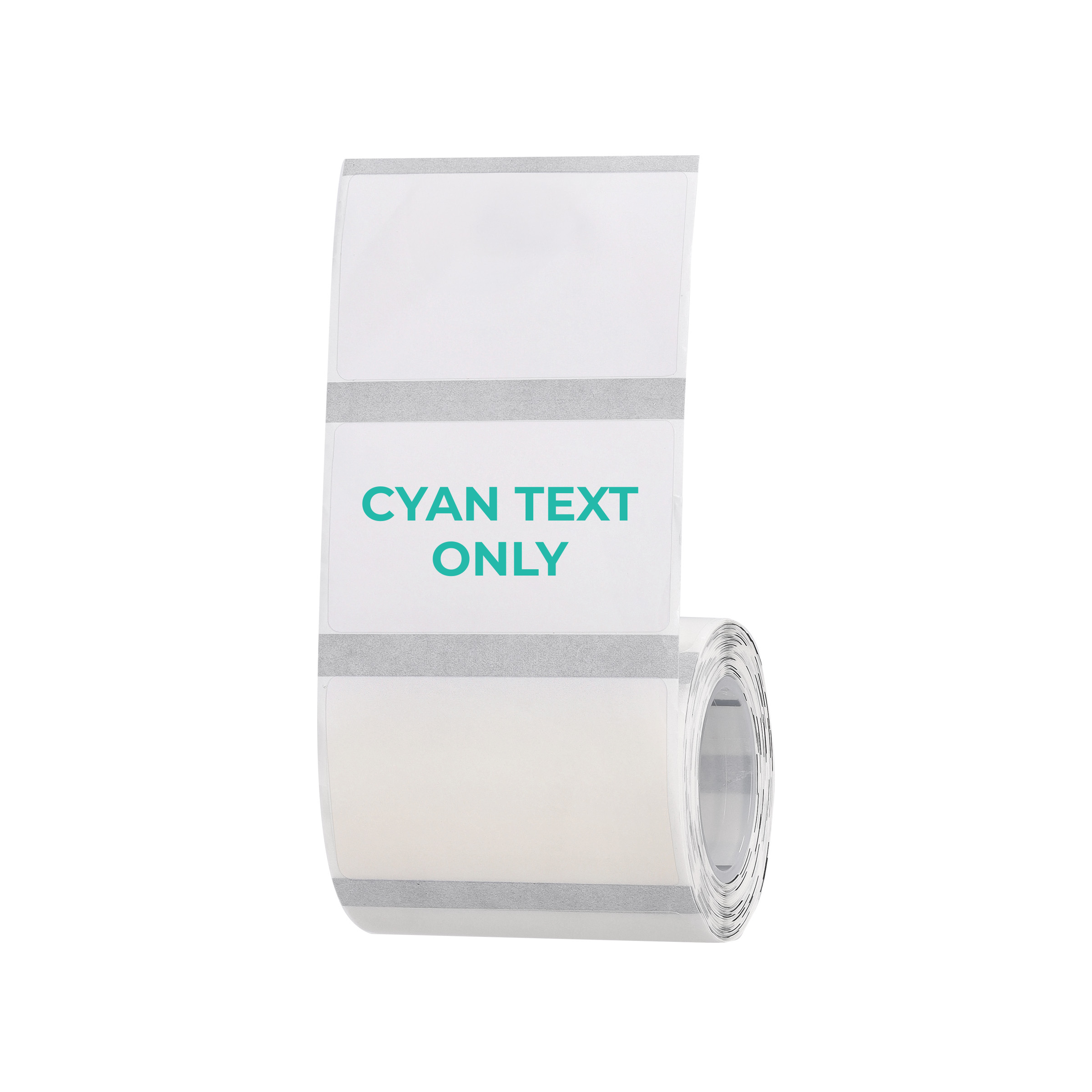 NB664 - Niimbot - B1 / B21 / B31 / B3S / B4 - 50x30mm - 230 Transparent Cyan Text Labels