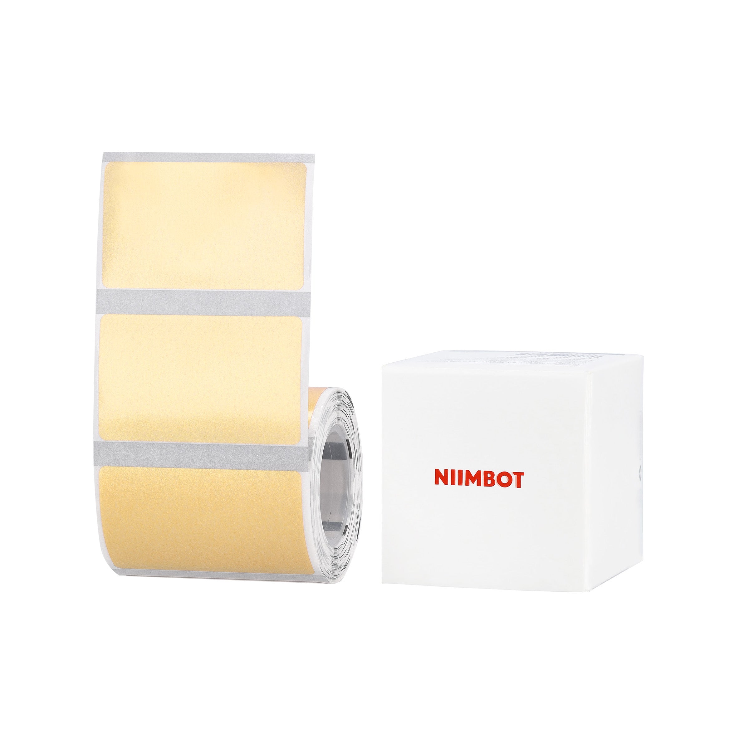NB665 - Niimbot - B1 / B21 / B31 / B3S / B4 - 50x30mm - 230 Gold Transparent Labels