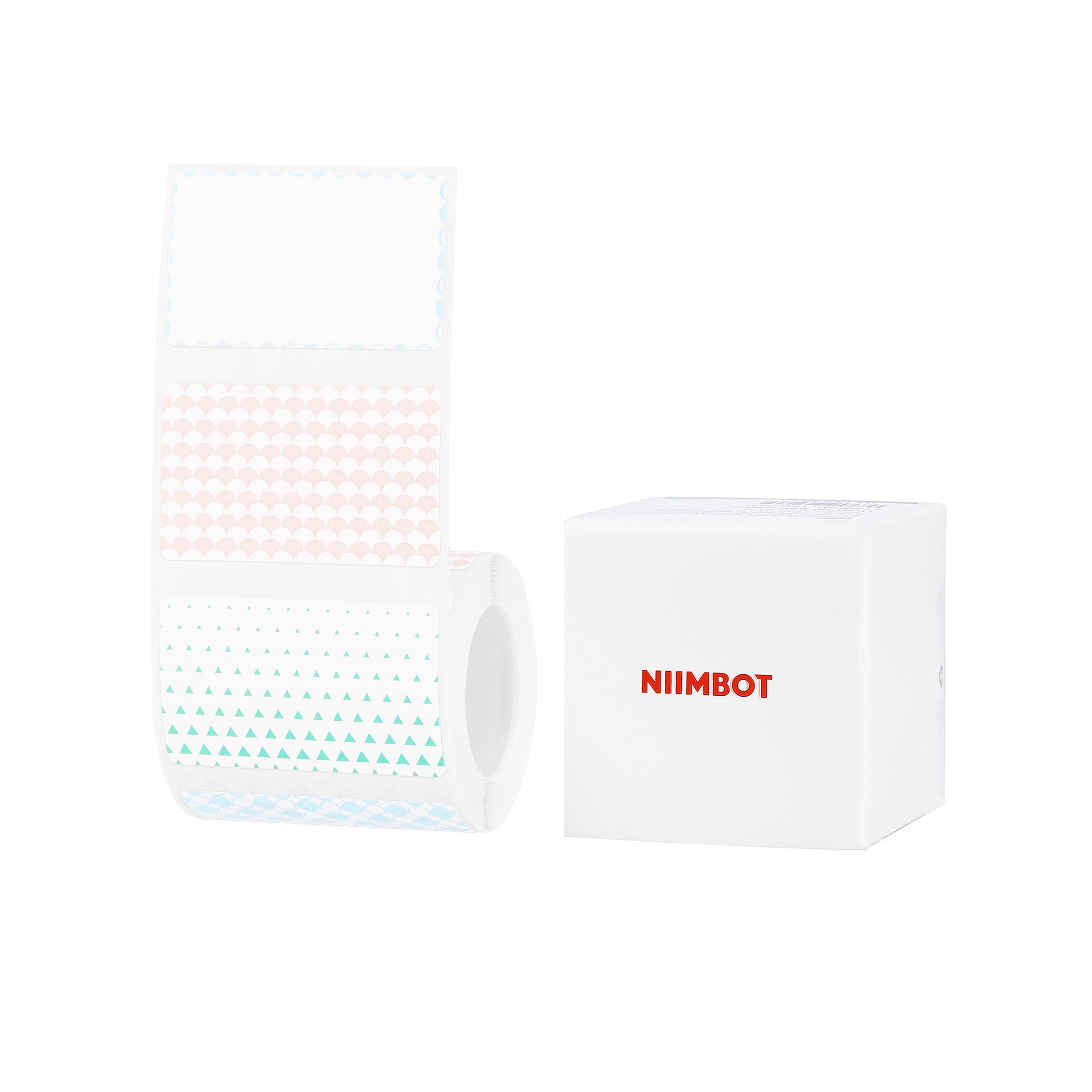 NB676 - Niimbot - B1 / B21 / B3S / B4 - 50x30mm - 230 Four Color Background Labels