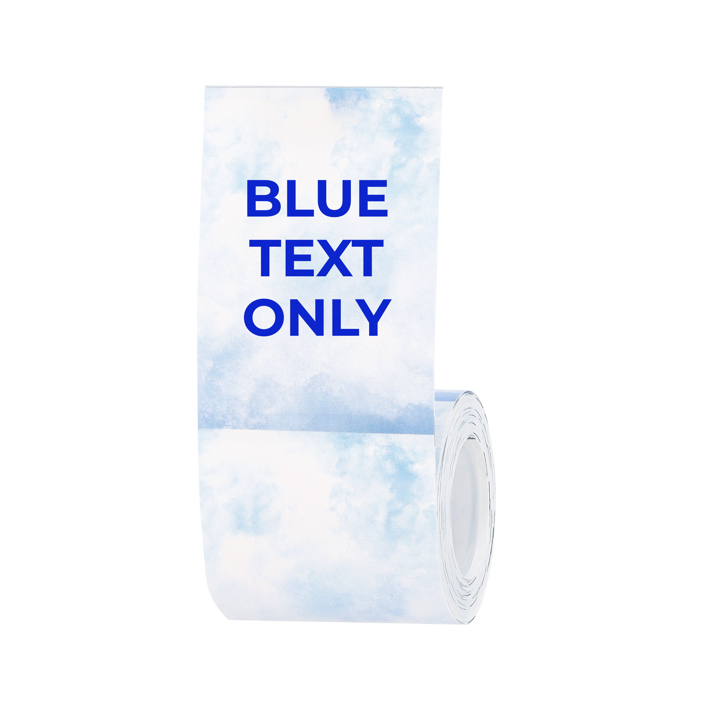 NB689 - Niimbot - B1 / B21 / B3S / B4 - 50x70mm - 115 Blue Text Stationary Pattern Labels