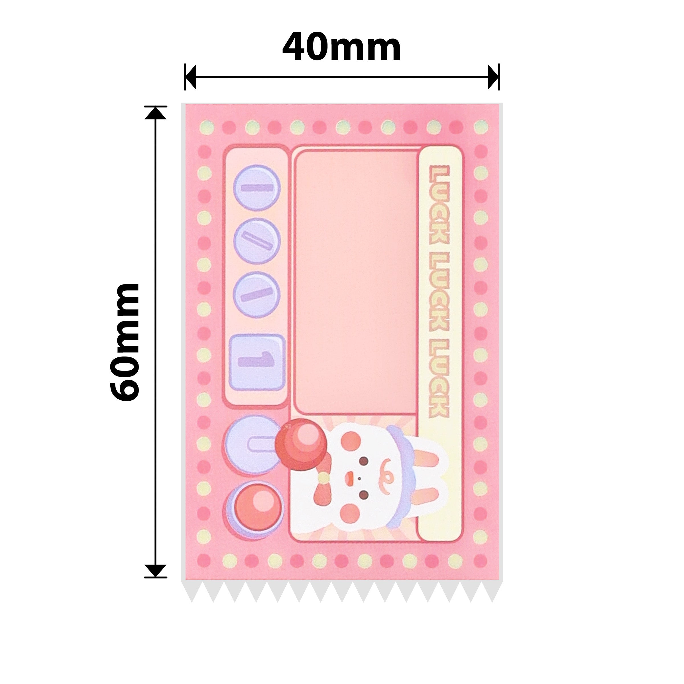 NB694 - Niimbot - B1 / B21 / B3S / B4 - 40x60mm - 115 Shaker Scratch Cards Labels