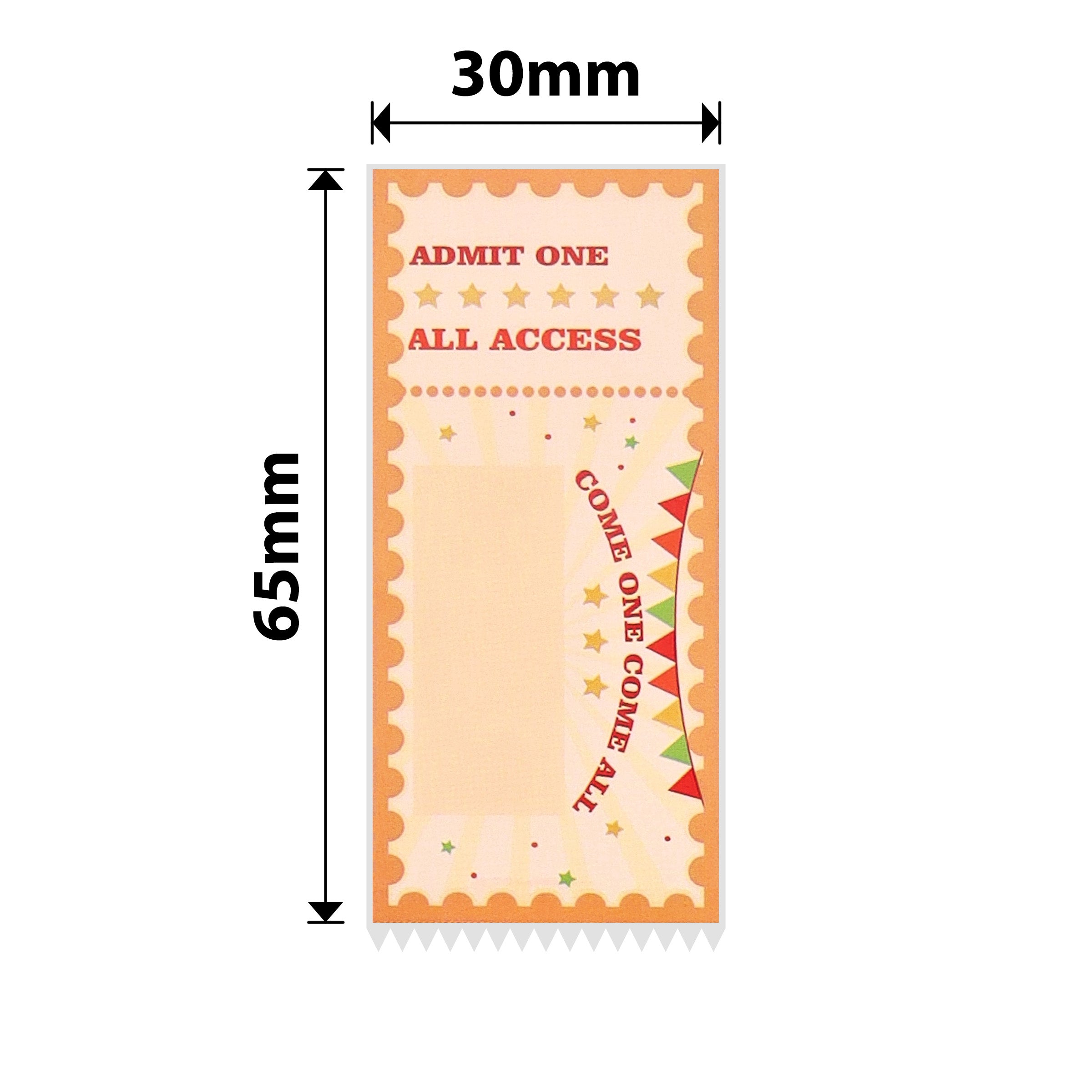 NB696 - Niimbot - B1 / B21 / B31 / B3S / B4 - 30x65mm - 110 Lucky Cards Scratch Cards Labels