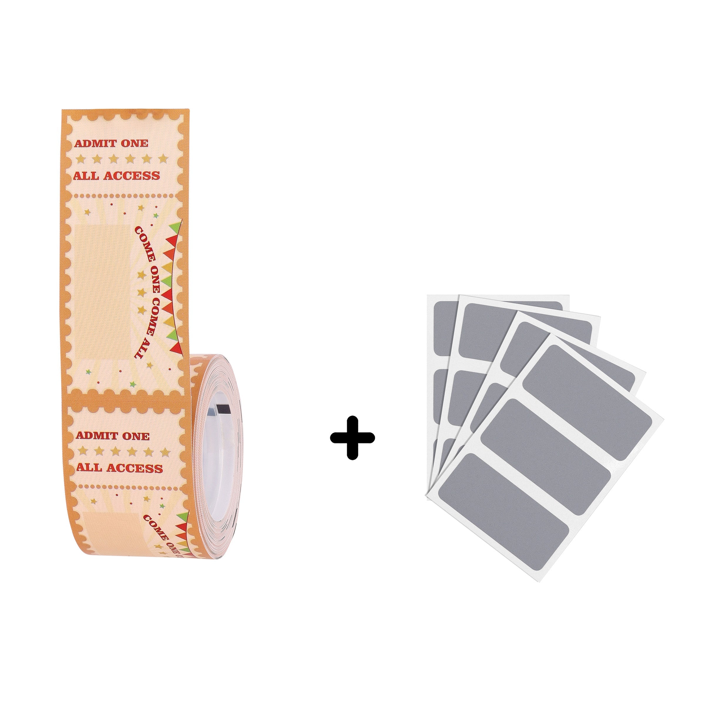 NB696 - Niimbot - B1 / B21 / B31 / B3S / B4 - 30x65mm - 110 Lucky Cards Scratch Cards Labels