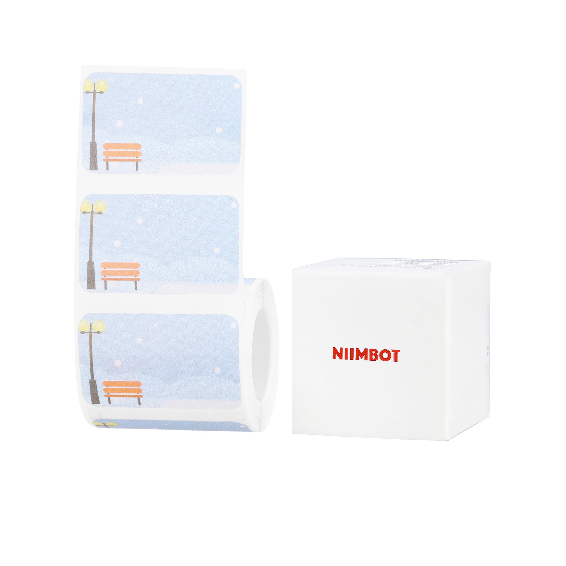 NB704 - Niimbot - B1 / B21 / B31 / B3S / B4 - 50x30mm - 230 Winter Scene Labels