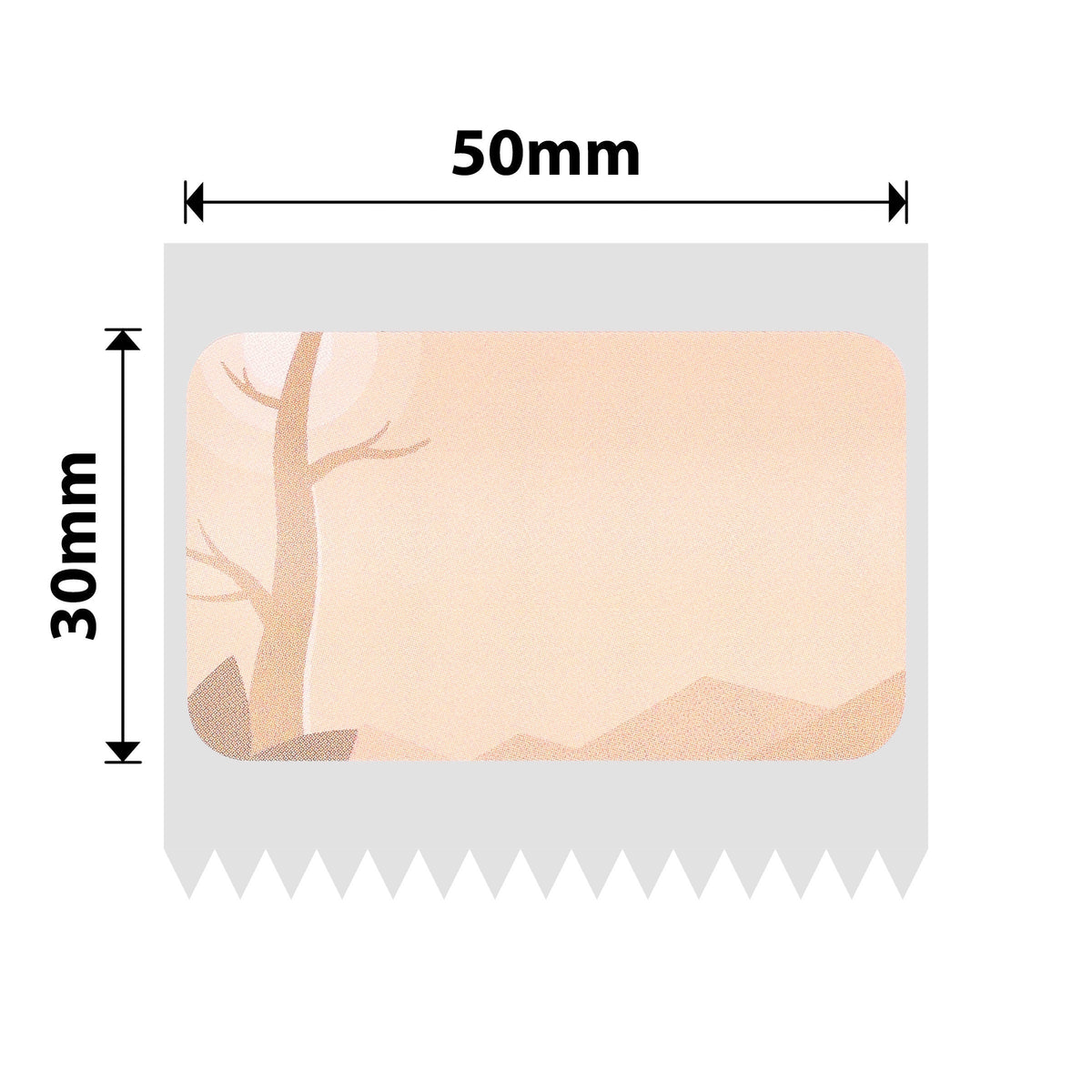 NIIMBOT - B Range - 50x30mm - Autumn Scene - 230 Labels