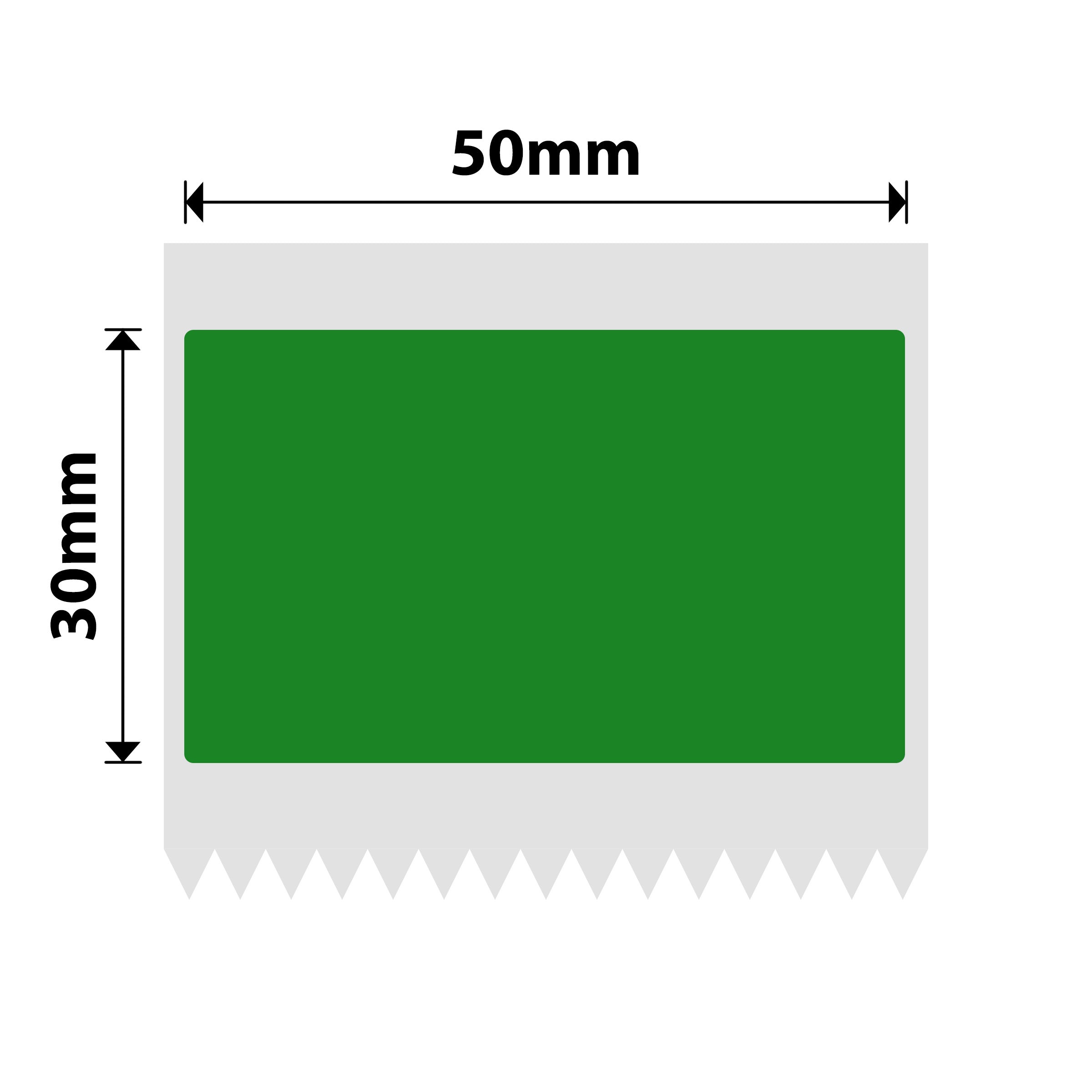 NB707 - Niimbot - B1 / B21 / B31 / B3S / B4 - 50x30mm - 230 Dark Green Labels