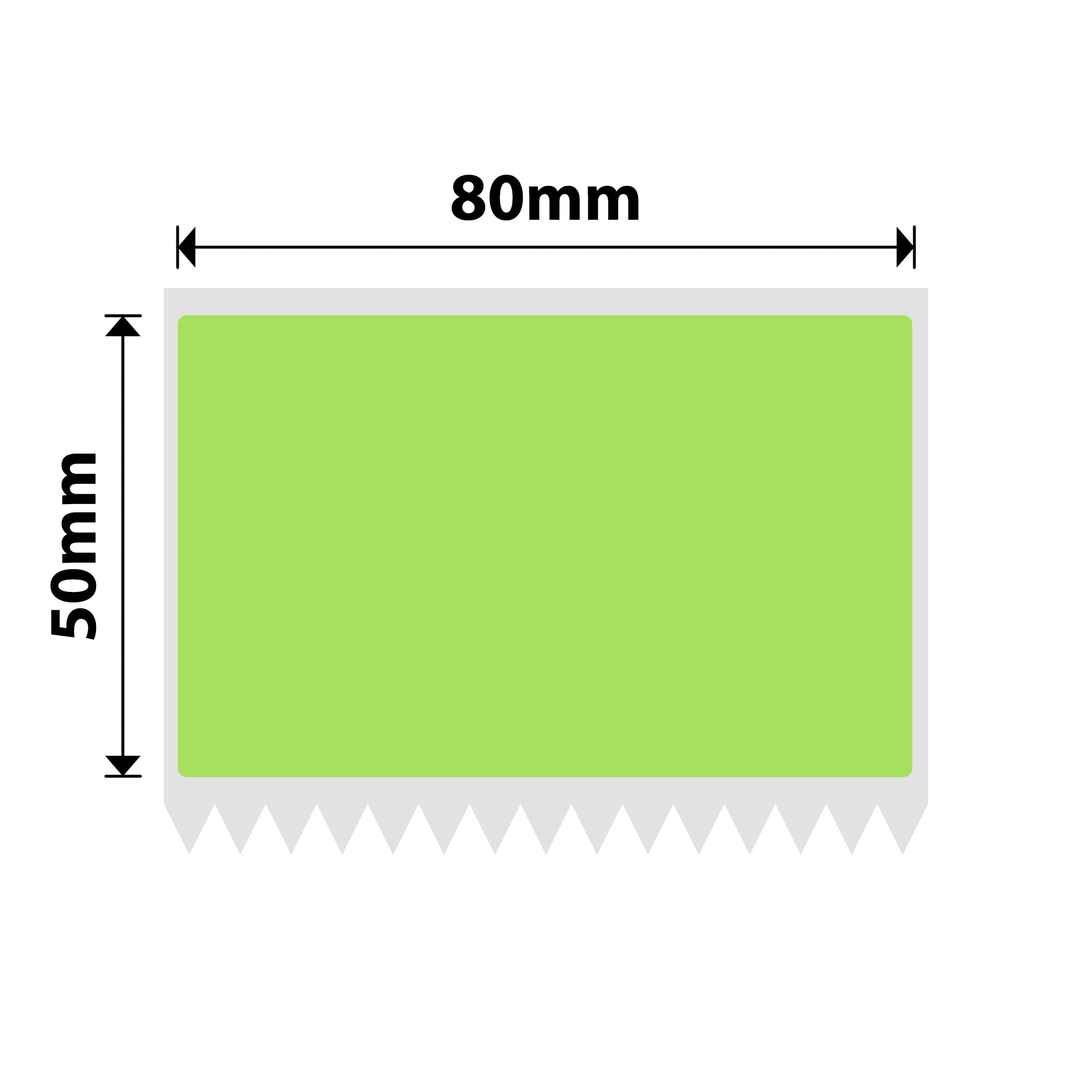 NB713 - NIIMBOT - K3 ONLY - 80*50MM - 600 LABELS - GREEN