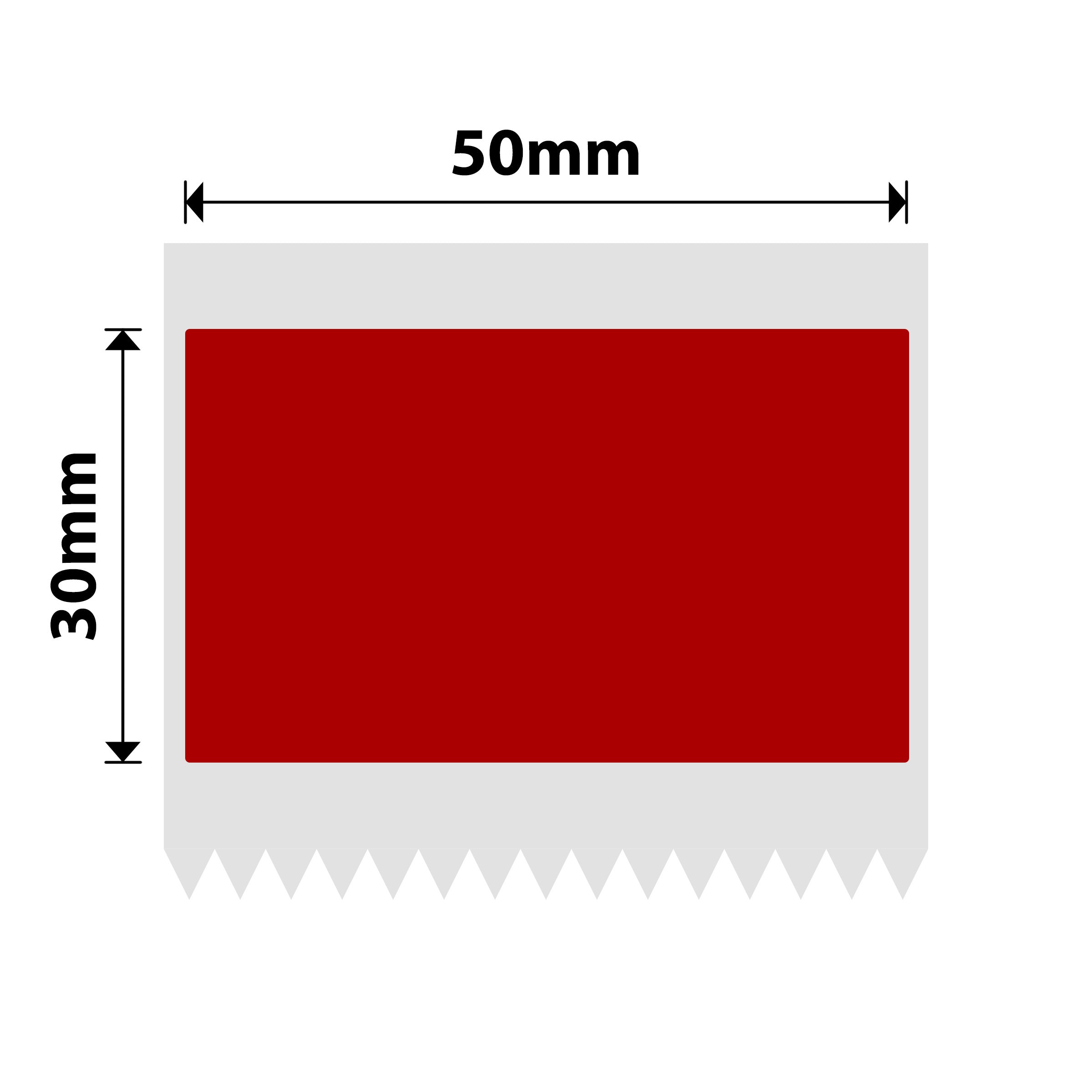 NB714 - Niimbot - B1 / B21 / B31 / B3S / B4 - 50x30mm - 230 Red Labels