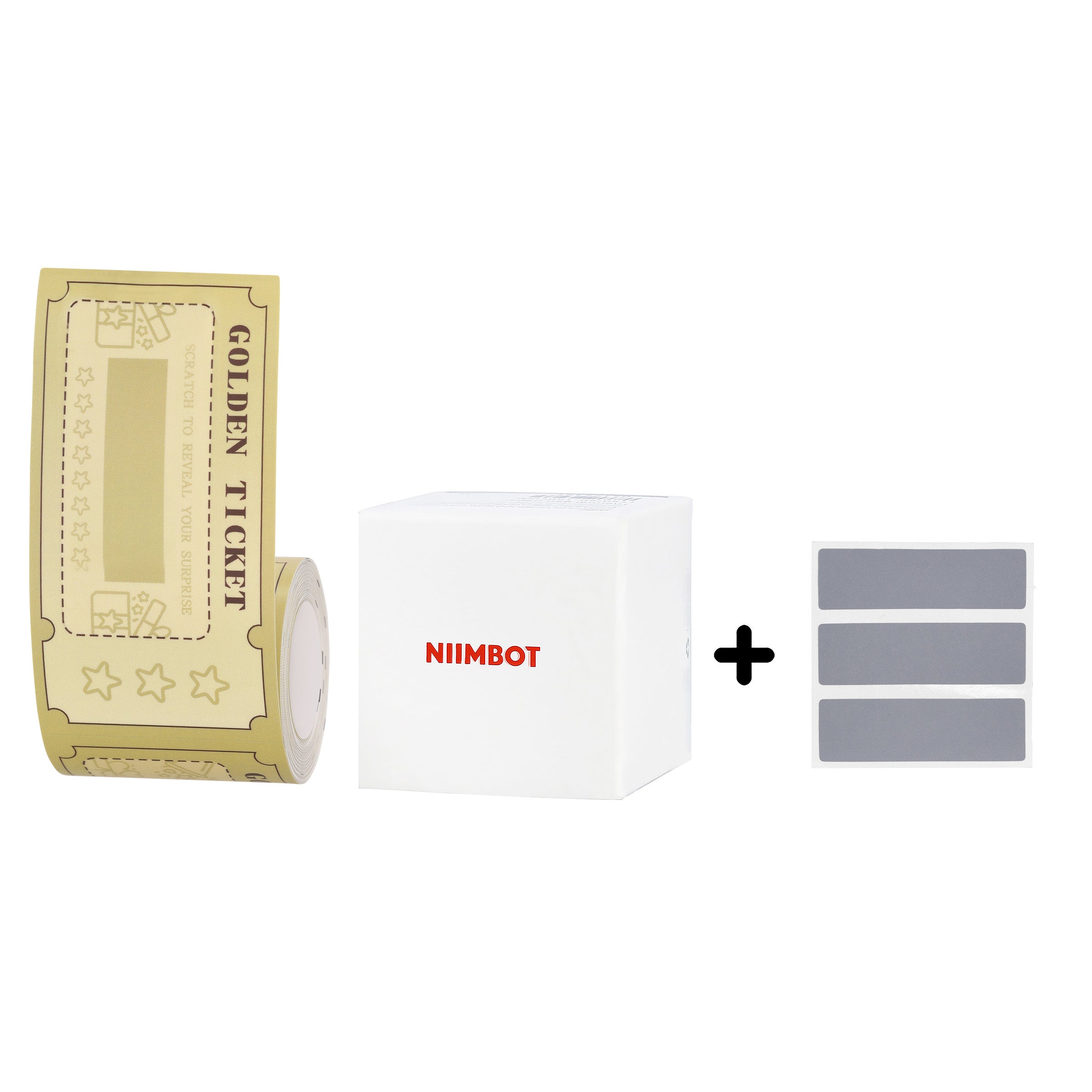 NB724 - Niimbot - M2 / M3 - 53x100mm - 50 Gold Scratch Cards