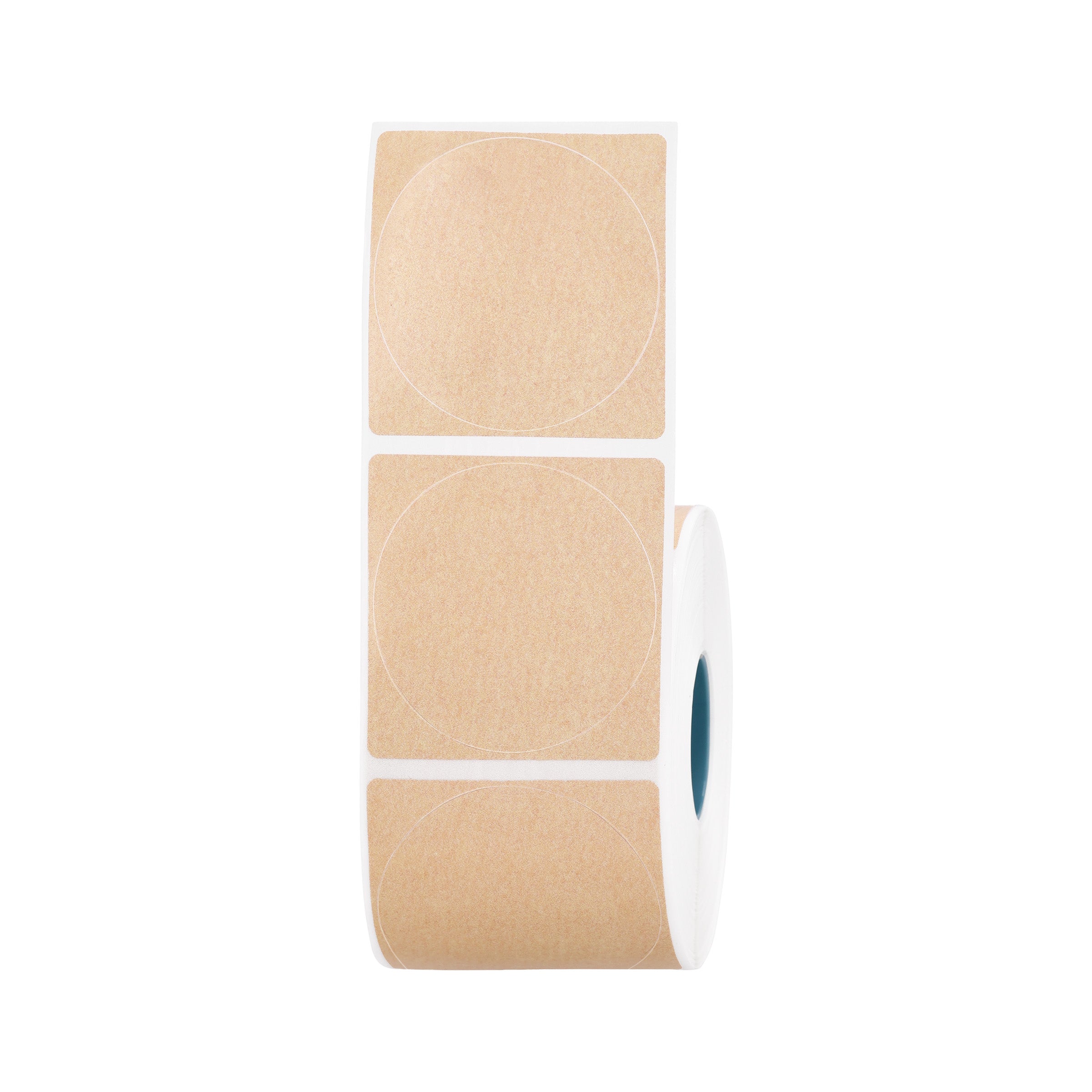 NB737 - Niimbot - K2 / K3 - 50x50mm - 600 Kraft Round Labels