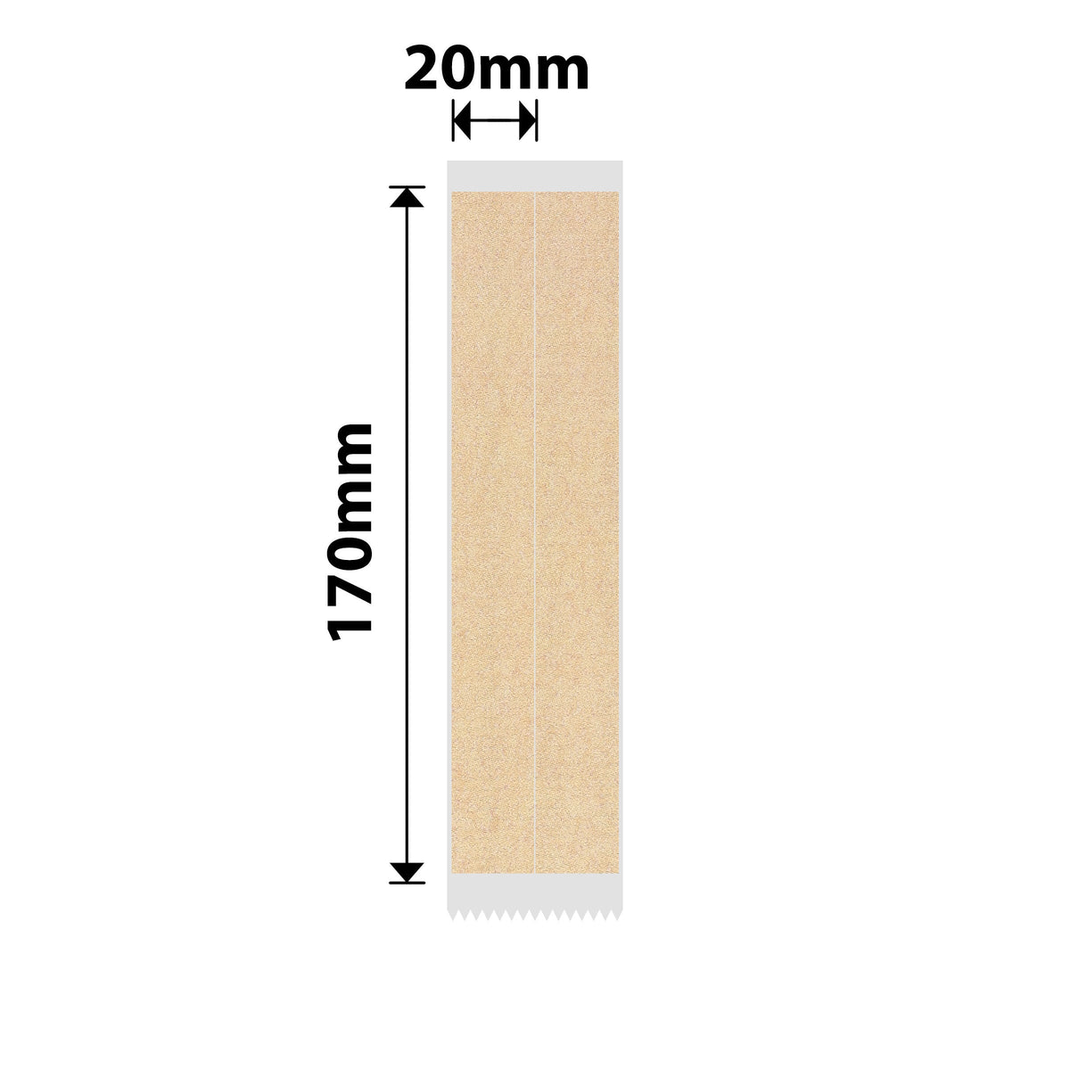 NIIMBOT - B Range - 20x170mm/2L - Kraft File - 90 Labels