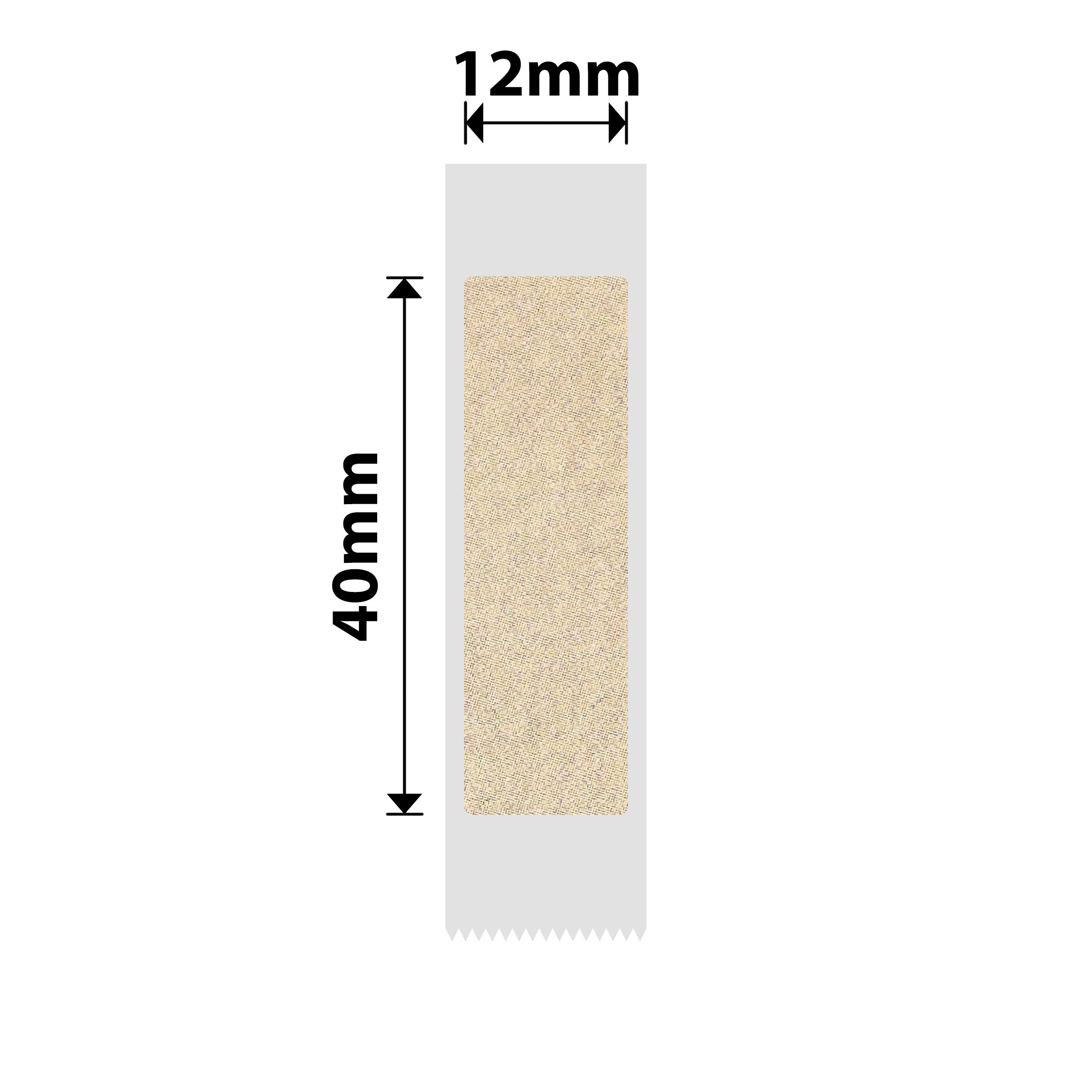 NB758 - Niimbot - D11 / D101 / D110 / H1S - 12x40mm - 155 Kraft Labels