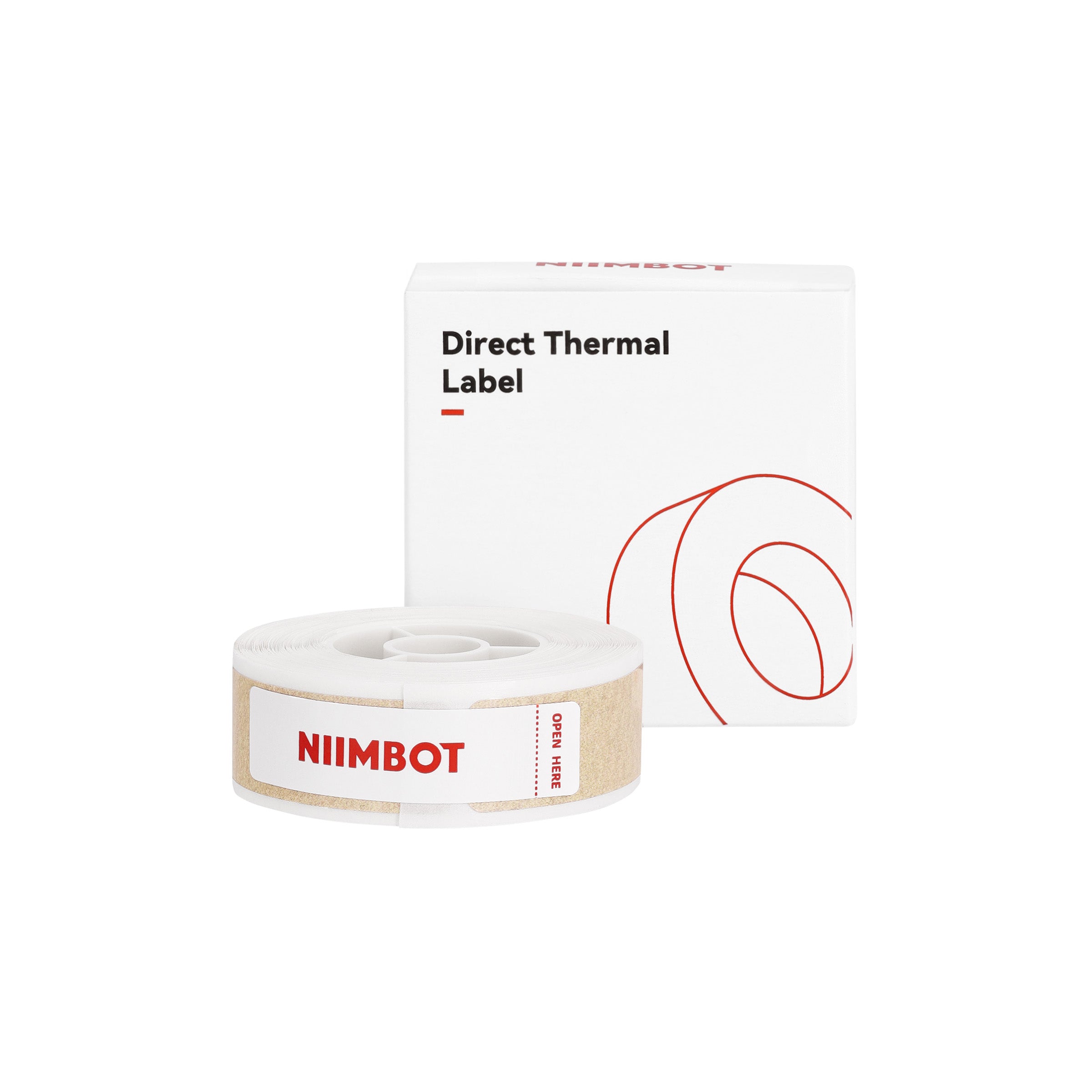 NB758 - Niimbot - D11 / D101 / D110 / H1S - 12x40mm - 155 Kraft Labels