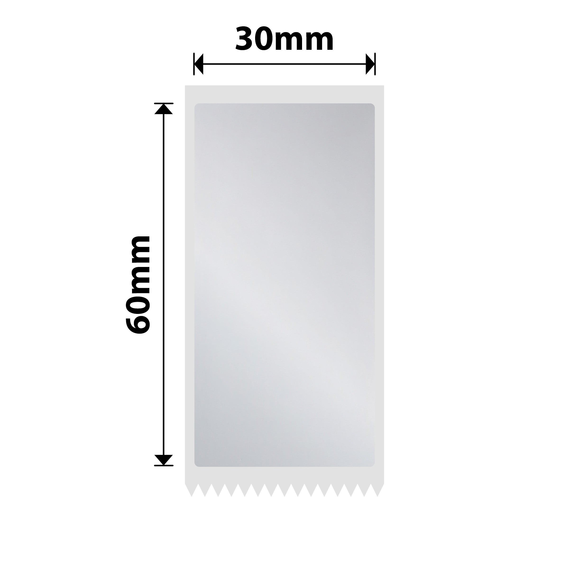 NIIMBOT - M2 / M3 - 30X60MM - 125 LABELS - MATTE SILVER