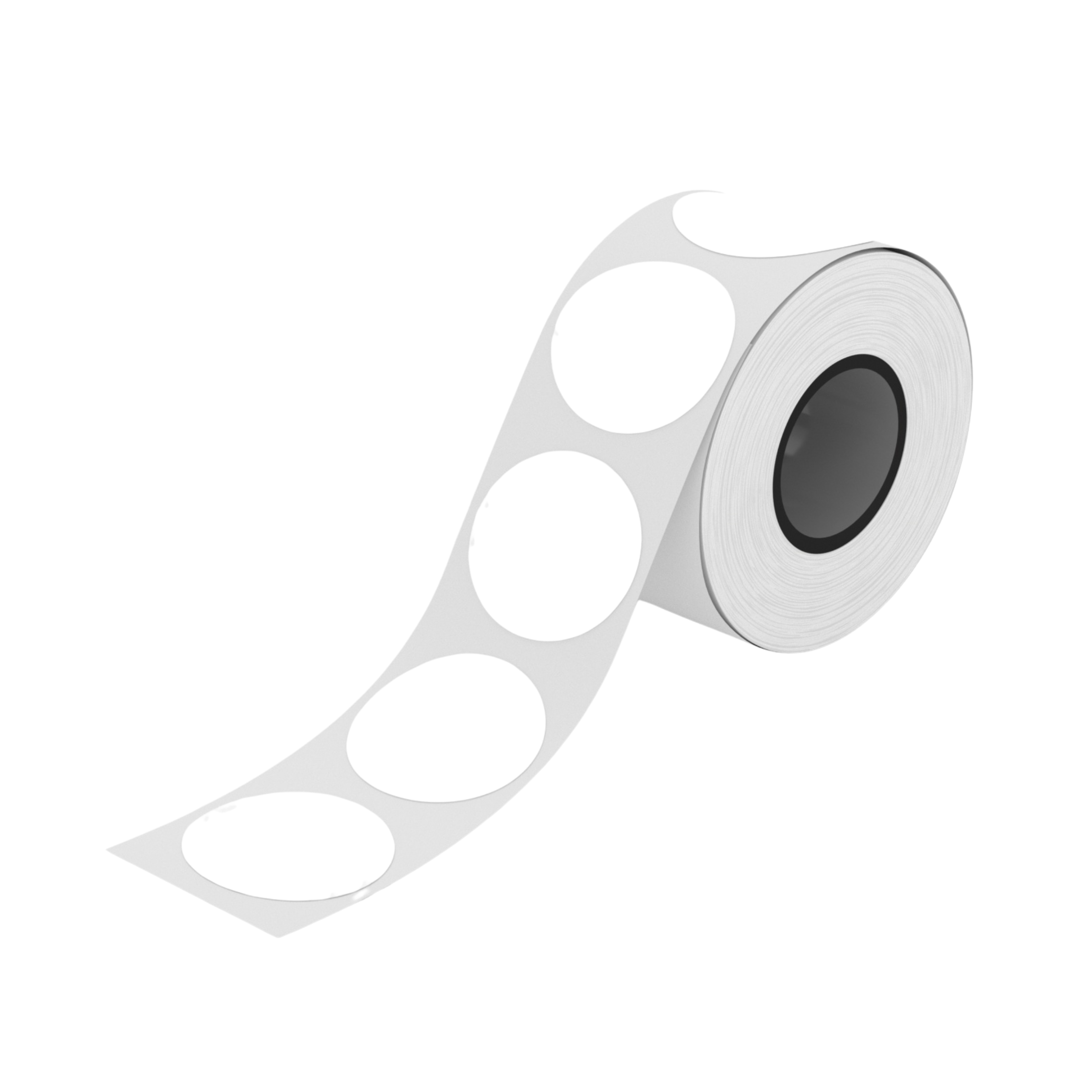 NB810 - Niimbot - B1 / B21 / B3S / B4 - 25x25mm - 265 Soft White 23mm Inner Round Labels