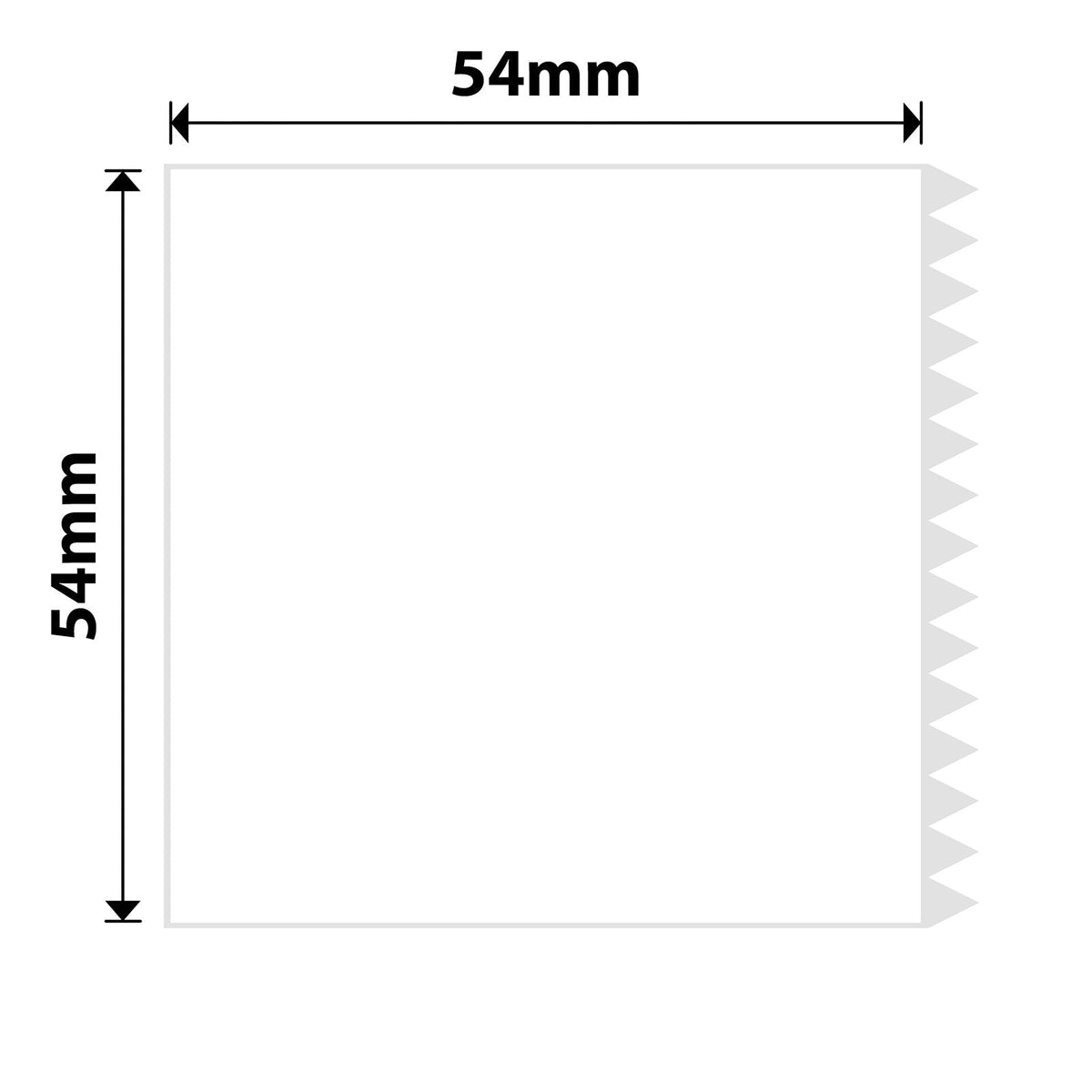 NIIMBOT - B Pro Range - 54x54mm - White Greyscale - Photo Paper - 150 Labels