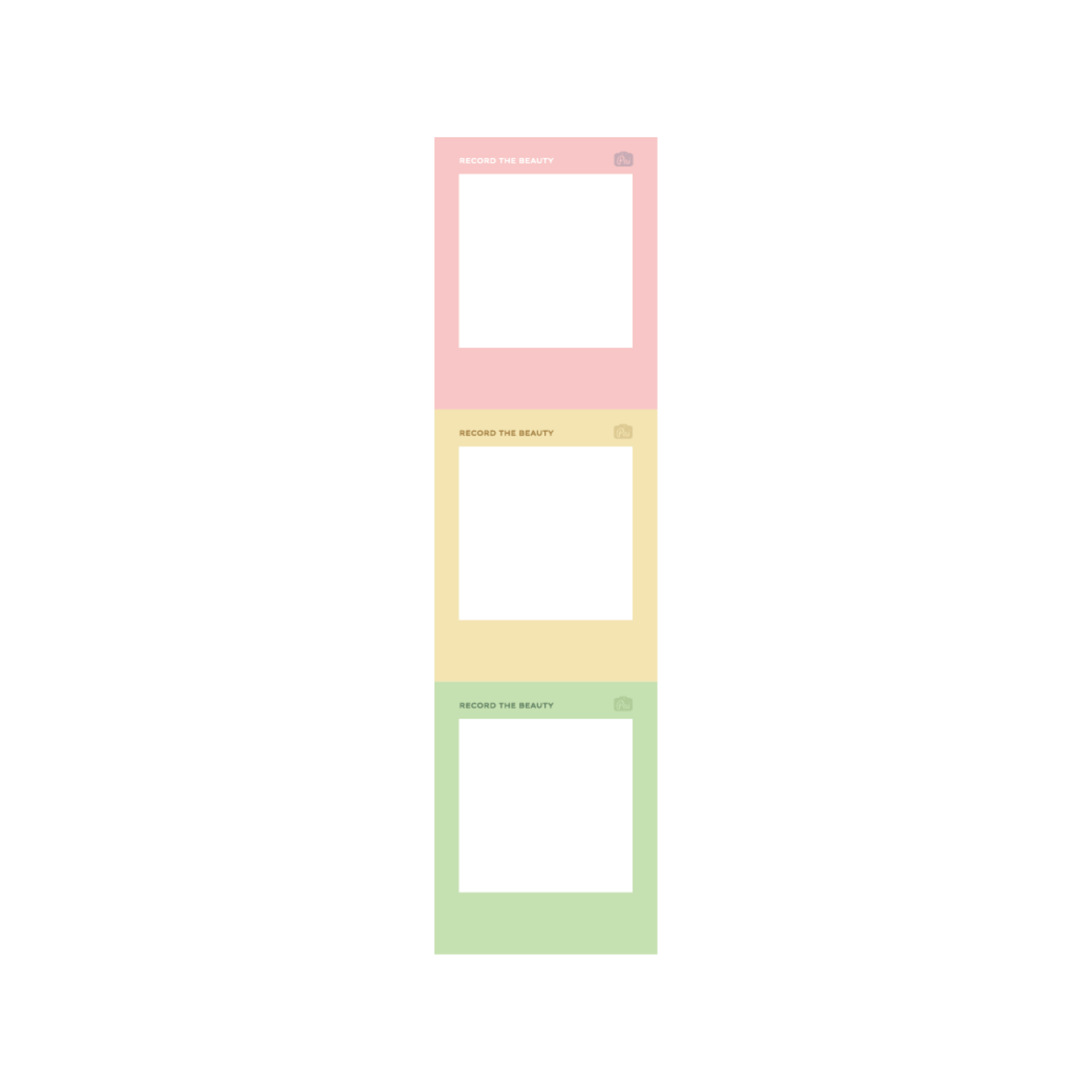 NB840 - Niimbot - B1-Pro / B2-Pro / B21-Pro - 54x66mm - 125 Greyscale Photo Paper - Spring Time Labels