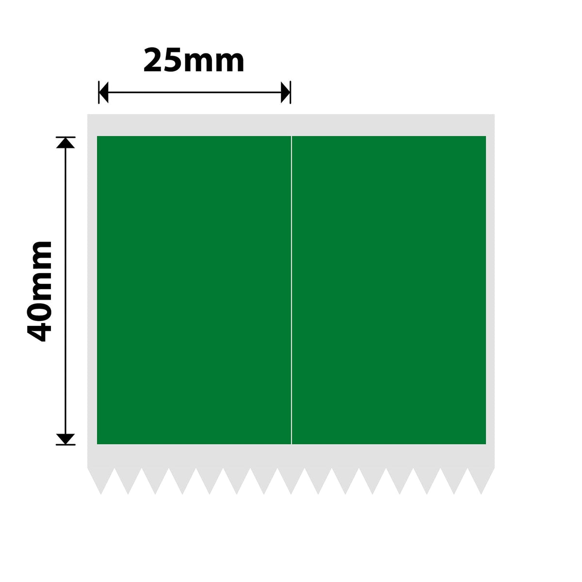 NIIMBOT - M Range - 25x40mm/2L - Green - 370 Labels