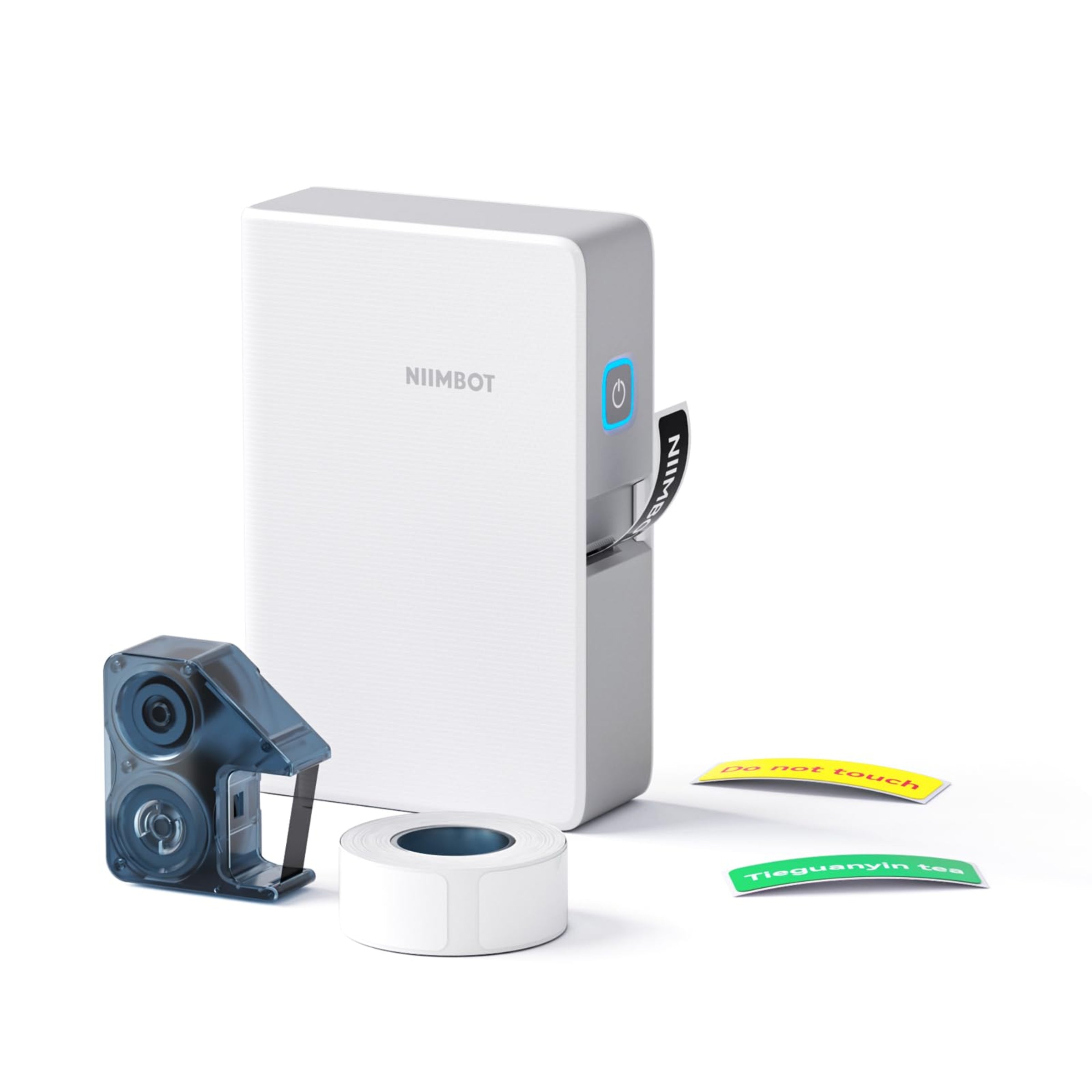 NIIMBOT - N1 - BLUETOOTH THERMAL TRANSFER LABEL PRINTER INCL FREE STANDARD WHITE LABEL & BLACK CARTRIDGE (14*50MM) - IRON ON LABEL MUST BE PURCHASED ADDITIONALLY