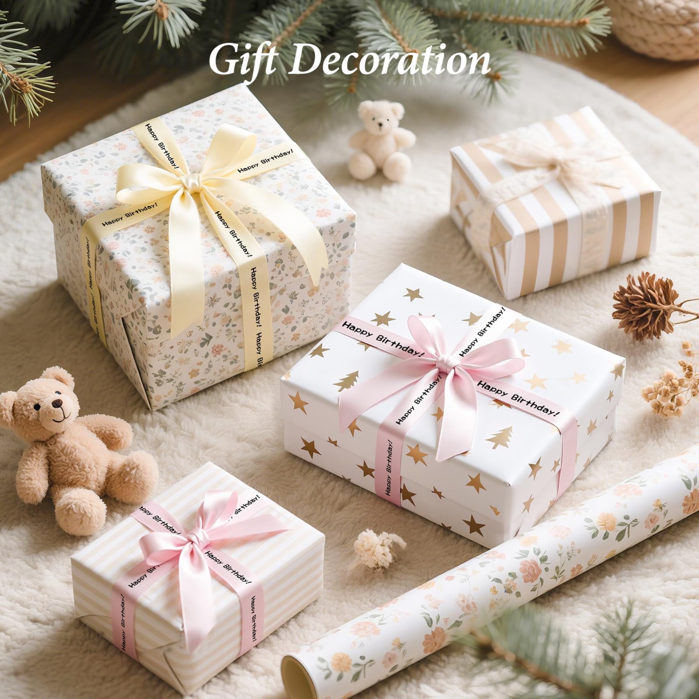 NB624 - NIIMBOT - N1 - BLUETOOTH SATIN RIBBON & LABEL PRINTER KIT INCL BOTH SETS - BEIGE