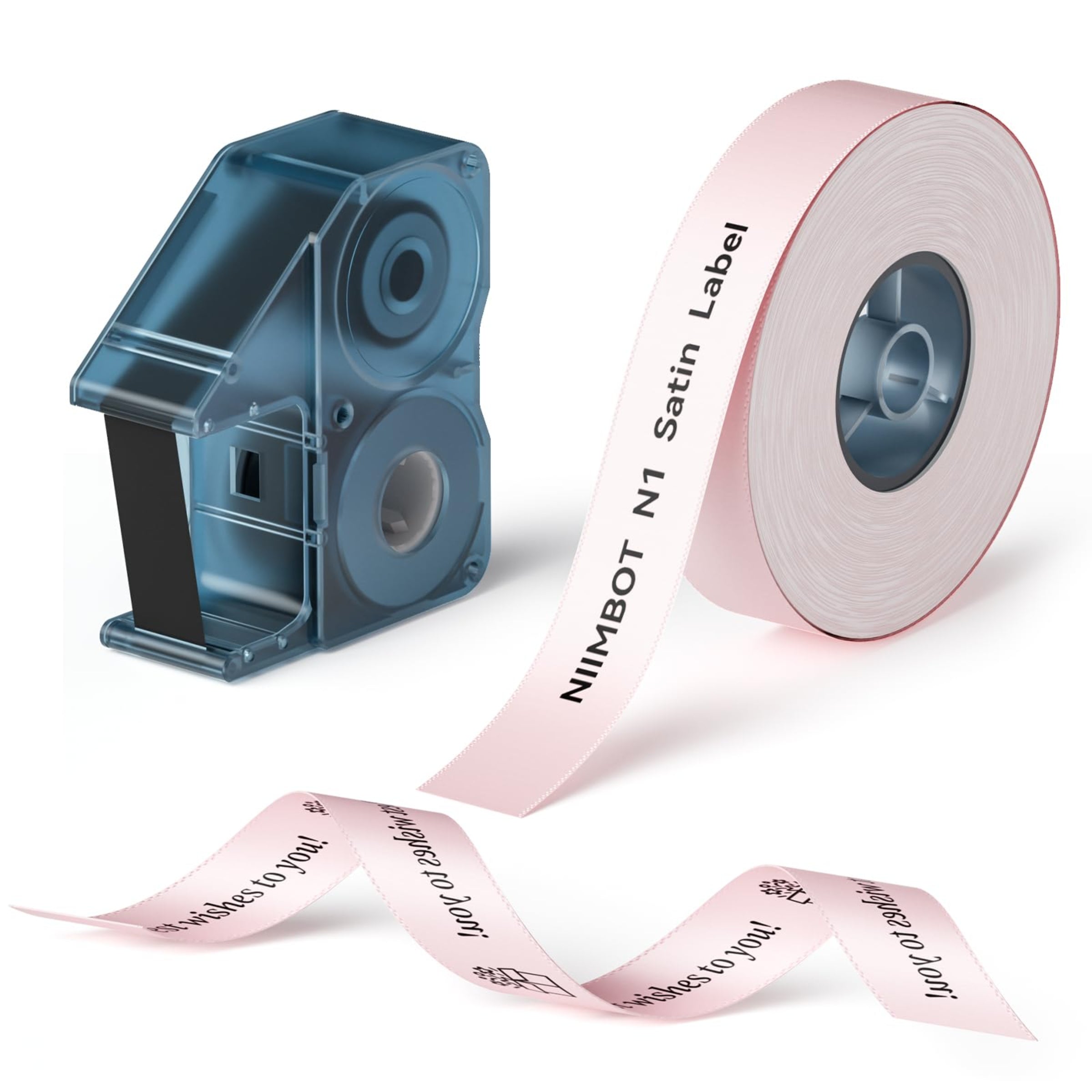 NB624 - NIIMBOT - N1 - BLUETOOTH SATIN RIBBON & LABEL PRINTER KIT INCL BOTH SETS - BEIGE