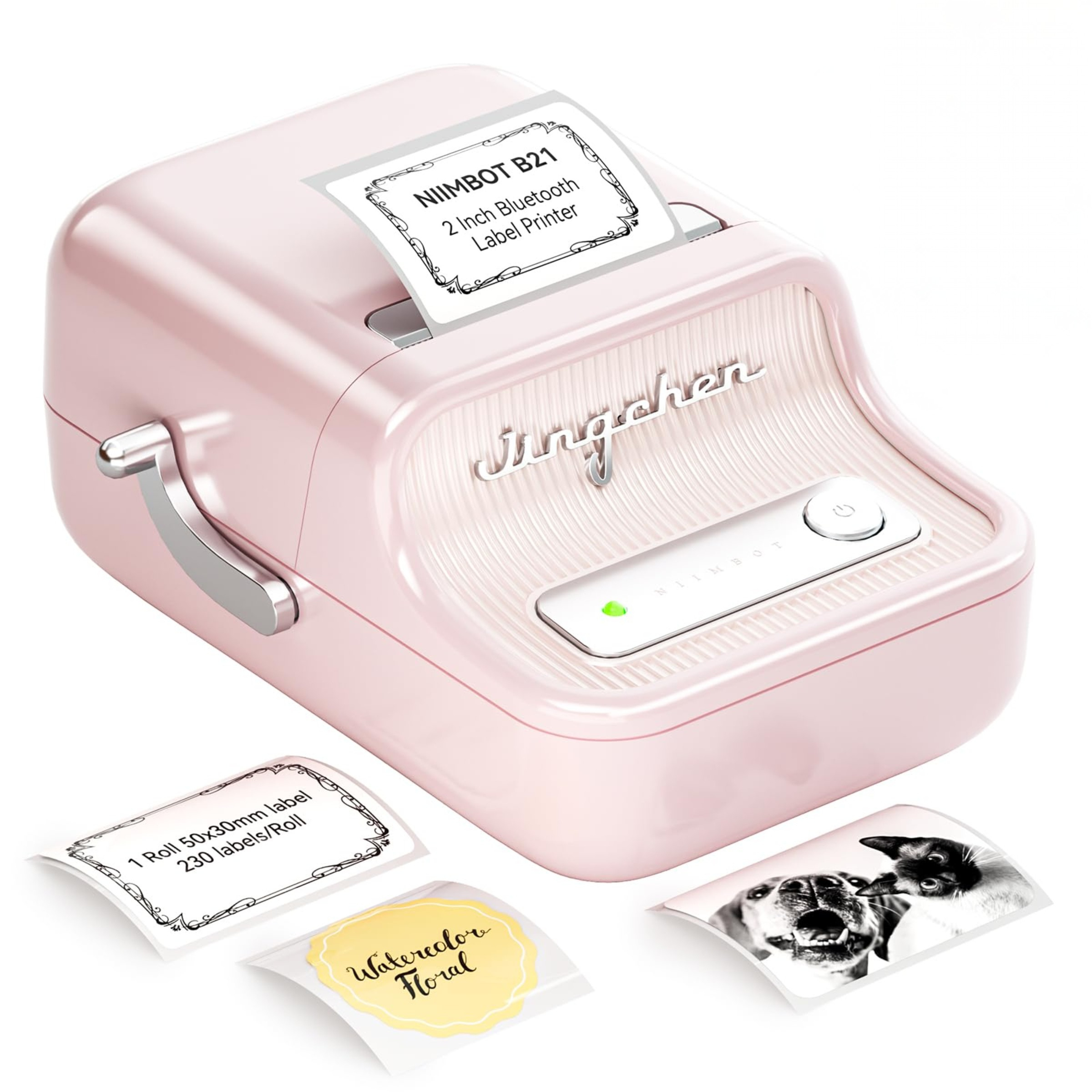 NB109 - NIIMBOT - B21 - PORTABLE THERMAL LABEL BLUETOOTH PRINTER INCLUDING FREE LABEL (50*30MM - WHITE)