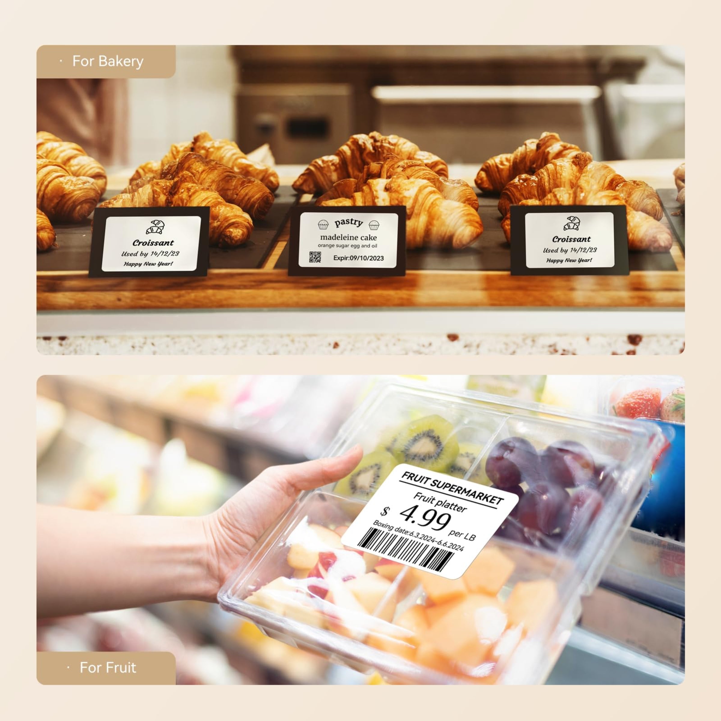 NIIMBOT - K3 - THERMAL BUSINESS BLUETOOTH LABEL PRINTER - INCLUDING 50*30MM LABEL ROLL WITH 900 LABELS