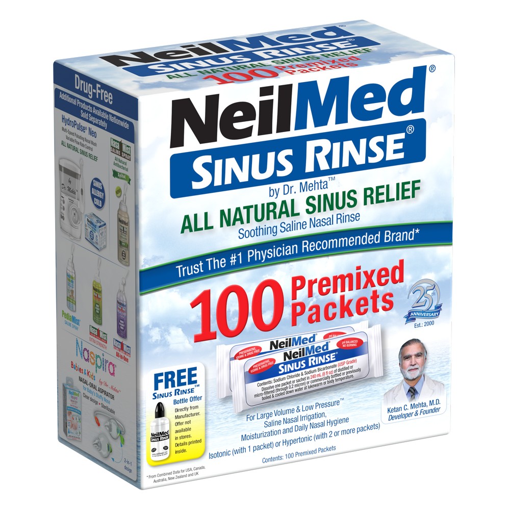 NEILMED - SINUS RINSE - 120 SACHETS