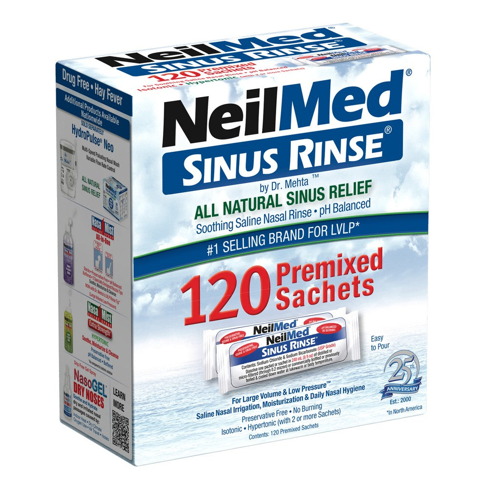 NEILMED - SINUS RINSE - 120 SACHETS