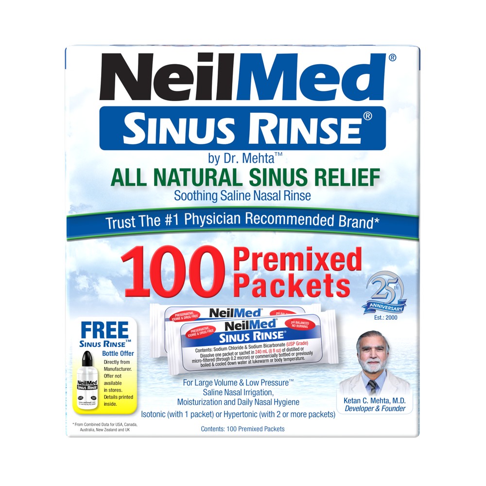 NEILMED - SINUS RINSE - 120 SACHETS