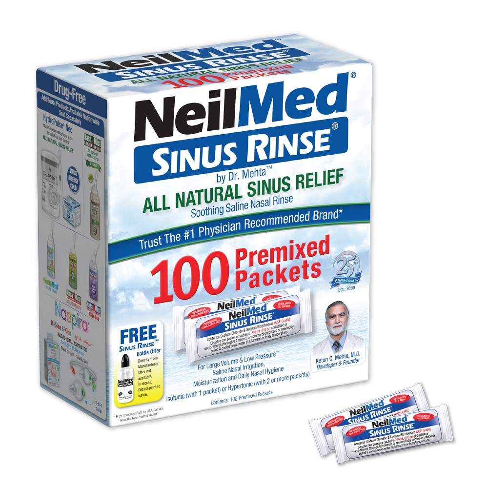 NEILMED - SINUS RINSE - 120 SACHETS