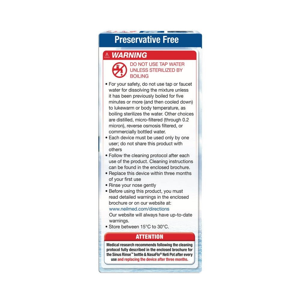 NEILMED - SINUS RINSE - 120 SACHETS