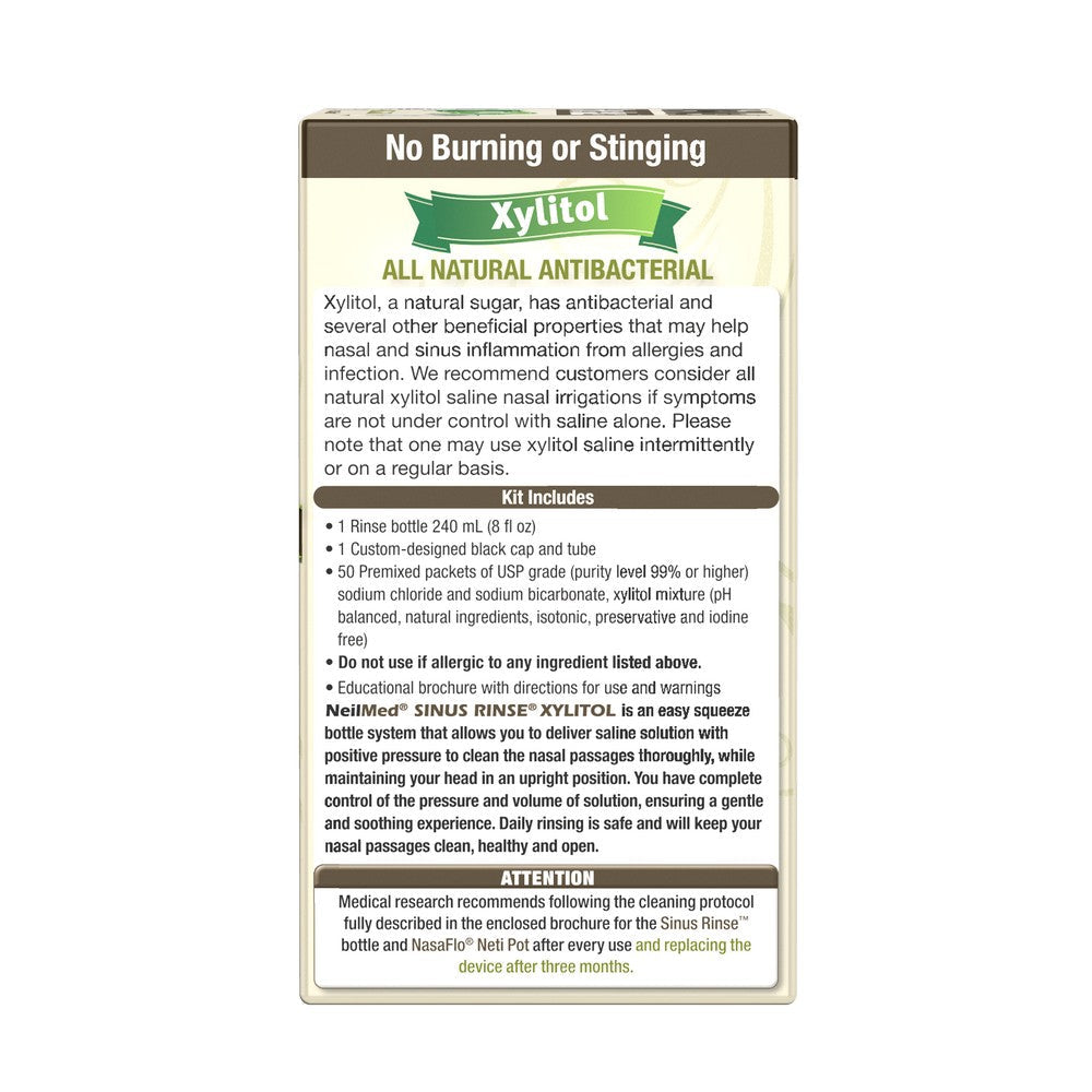NEILMED - SINUS RINSE KIT - 50 XYLITOL SACHETS