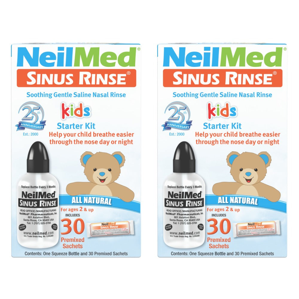 NEILMED - SINUS RINSE - KIDS STARTER KIT - 30 SACHETS