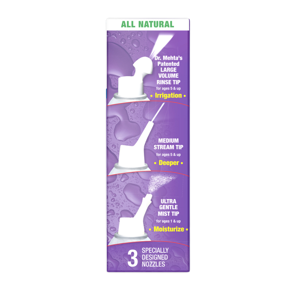 NEILMED - NASAMIST- SALINE SPRAY NASAL WASH - MULTIPURPOSE - 177 ML