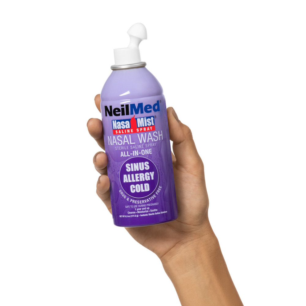 NEILMED - NASAMIST- SALINE SPRAY NASAL WASH - MULTIPURPOSE - 177 ML