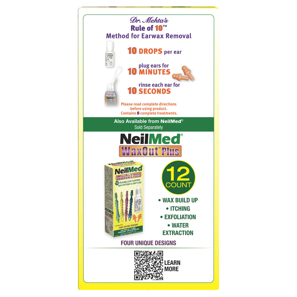 NEILMED - CLEARCANAL - EAR WAX REMOVAL COMPLETE KIT - 75 ML