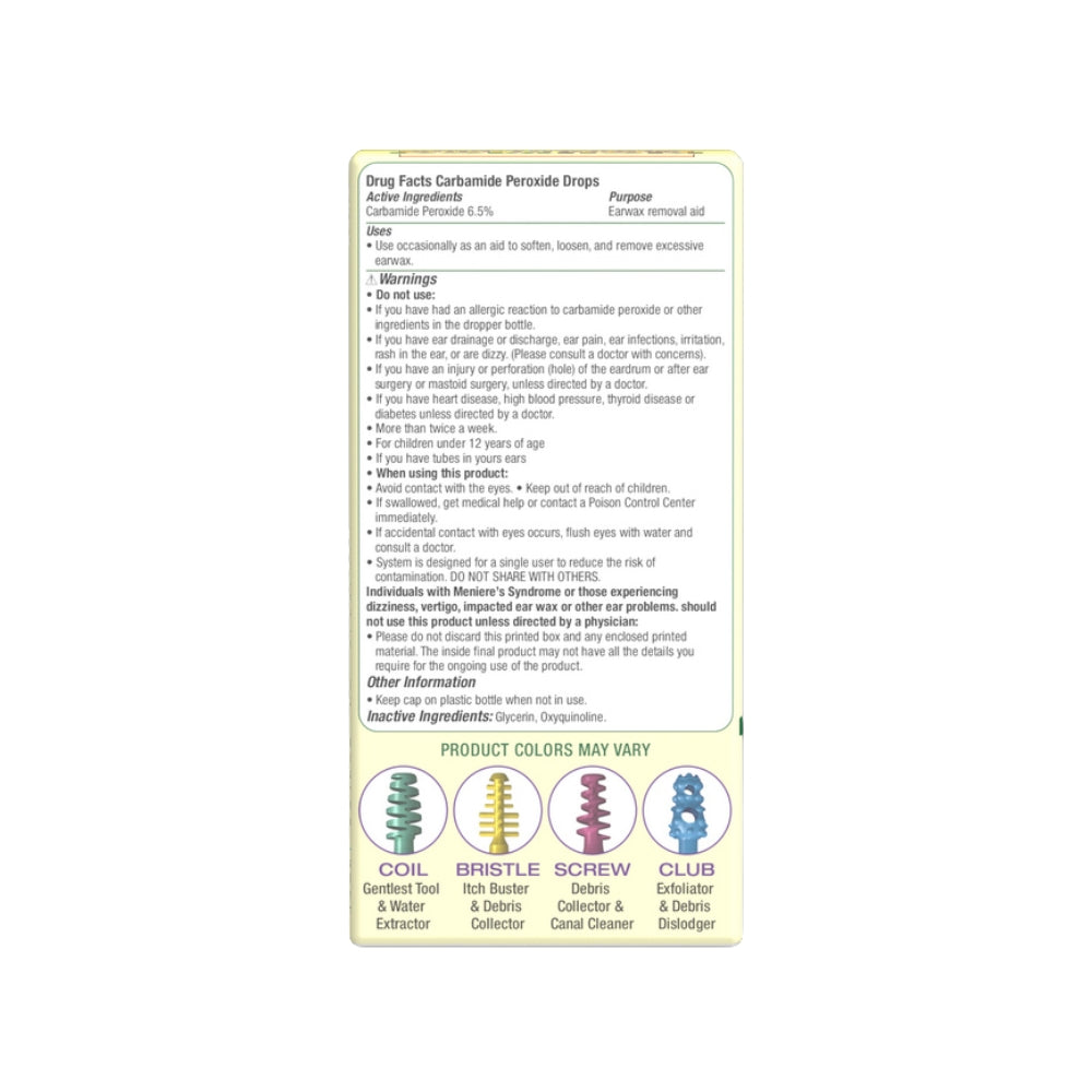 NEILMED - WAXOUT PLUS - REUSEASBLE EAR CLEANERS WITH CARBAMIDE PEROXIDE