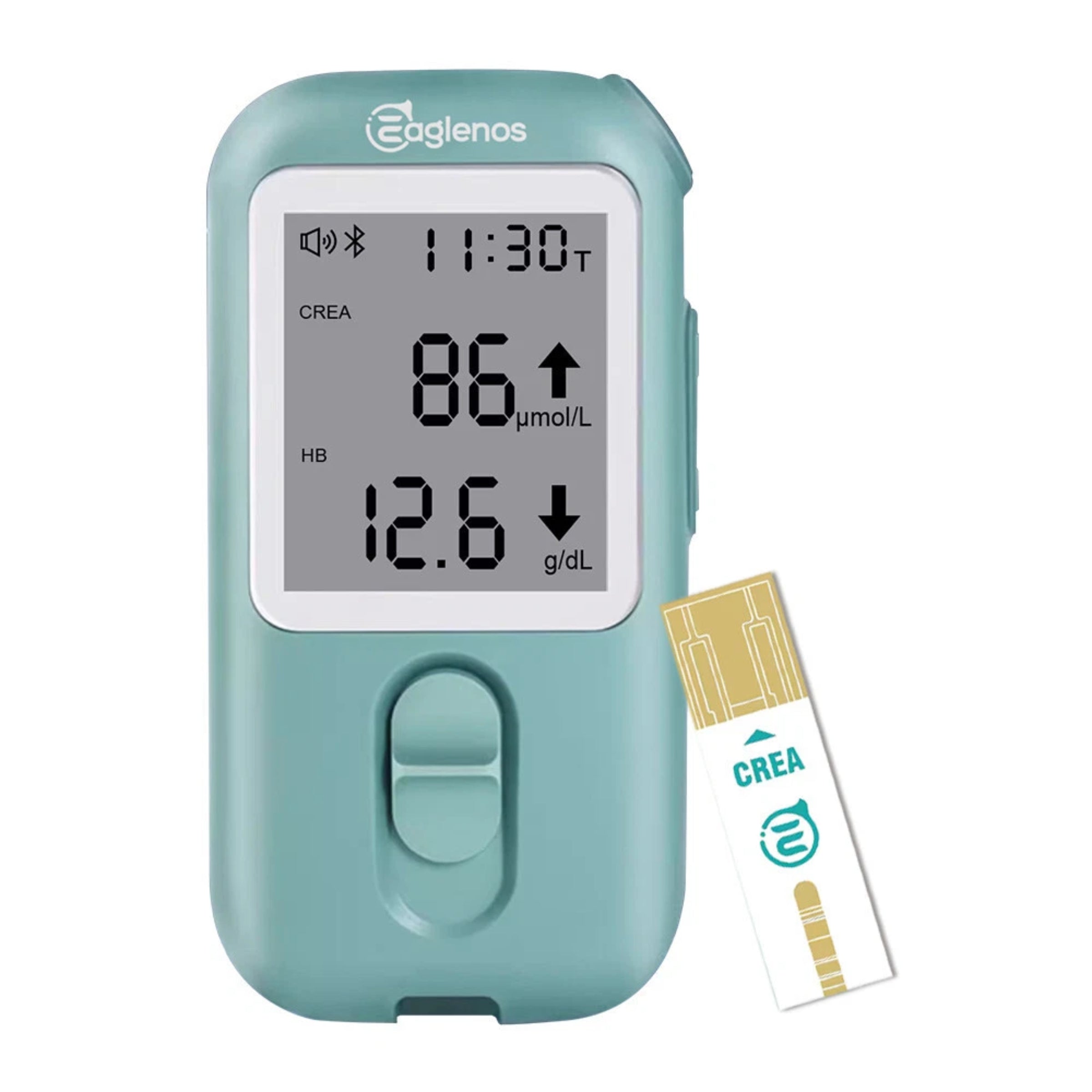 EAGLENOS - CREATININE START-UP BLOOD TEST METER KIT (M432) - INCLUDES 25 CREATININE STRIPS