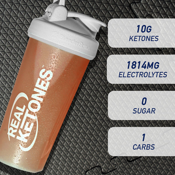 REAL KETONES - SHIFT - D-BHB EXOGENOUS KETONE DRINK MIX POWDER + ELECTROLYTES - 30 PACKETS