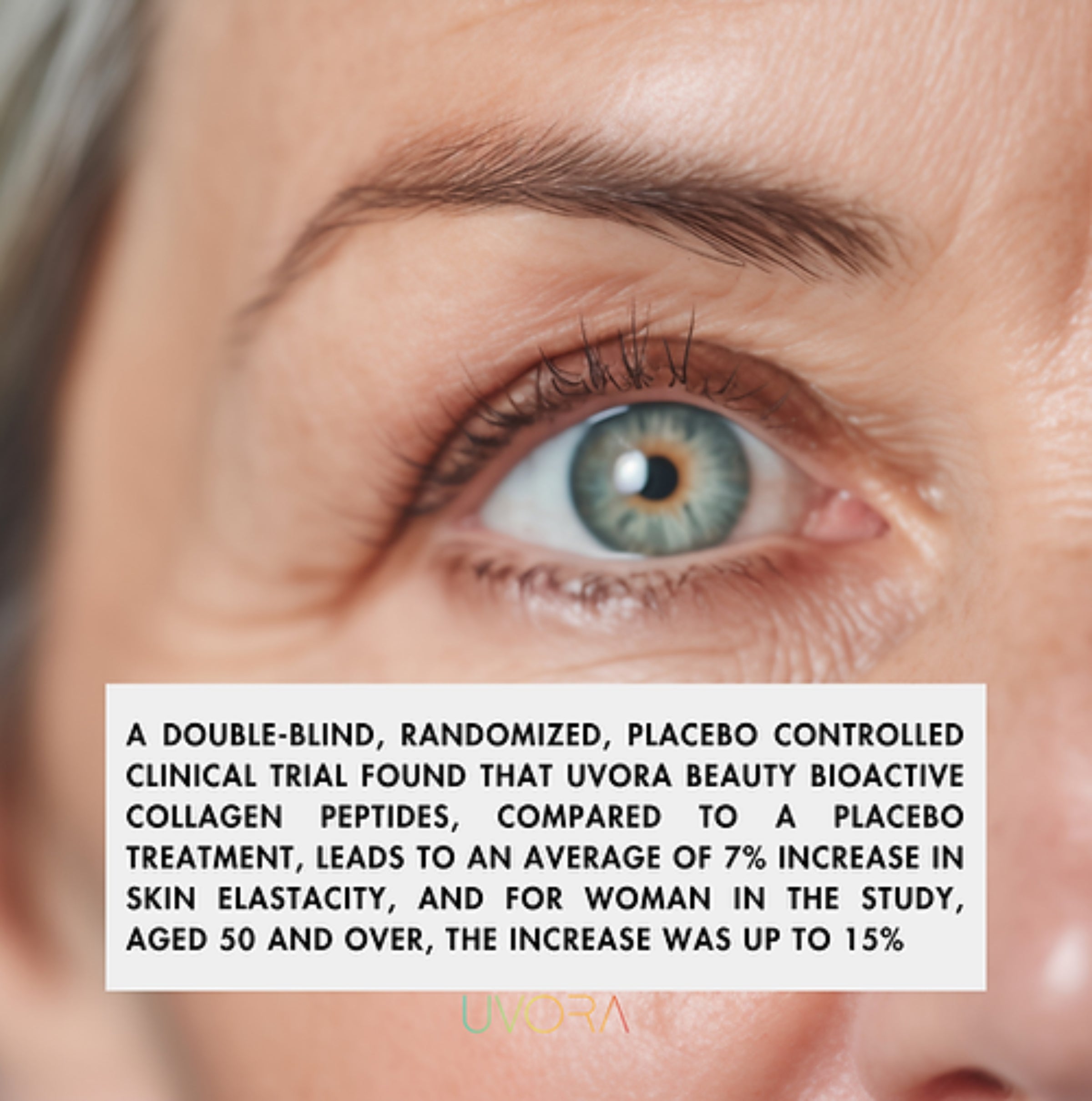 UVORA - BIOACTIVE COLLAGEN PEPTIDES - SKIN, HAIR & NAILS - 150 GRAMS