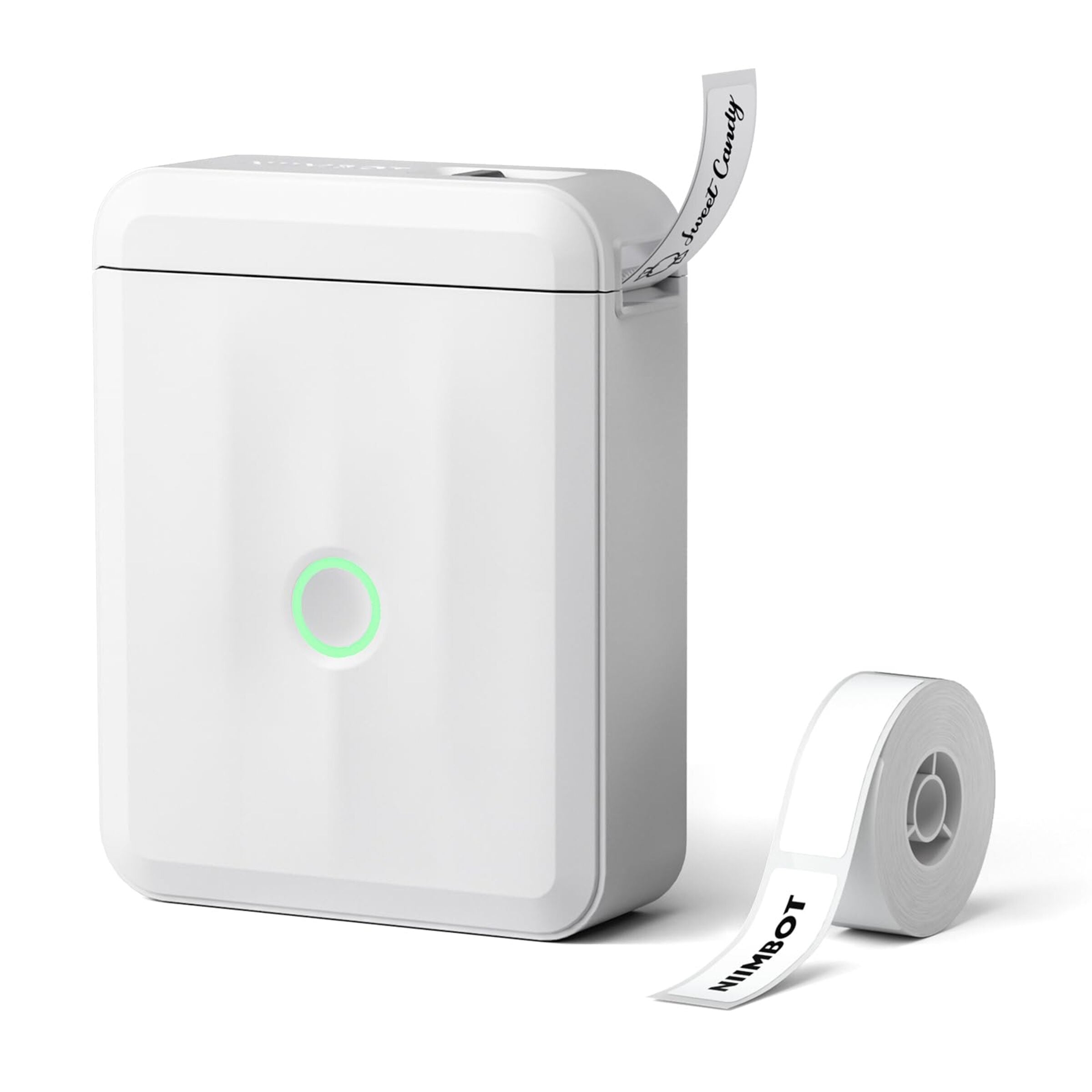 NIIMBOT - D110_M - PORTABLE BLUETOOTH LABEL PRINTER INCLUDING FREE LABEL ROLL (12*40MM - WHITE)