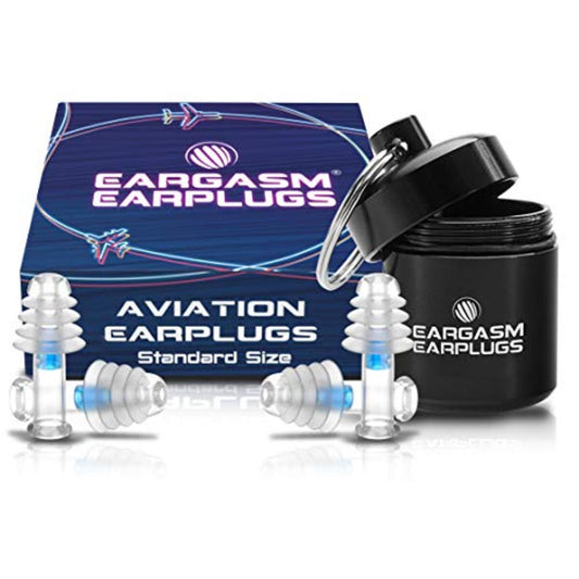 EARGASM - AVIATION EARPLUGS (STANDARD OR SMALL SIZE)