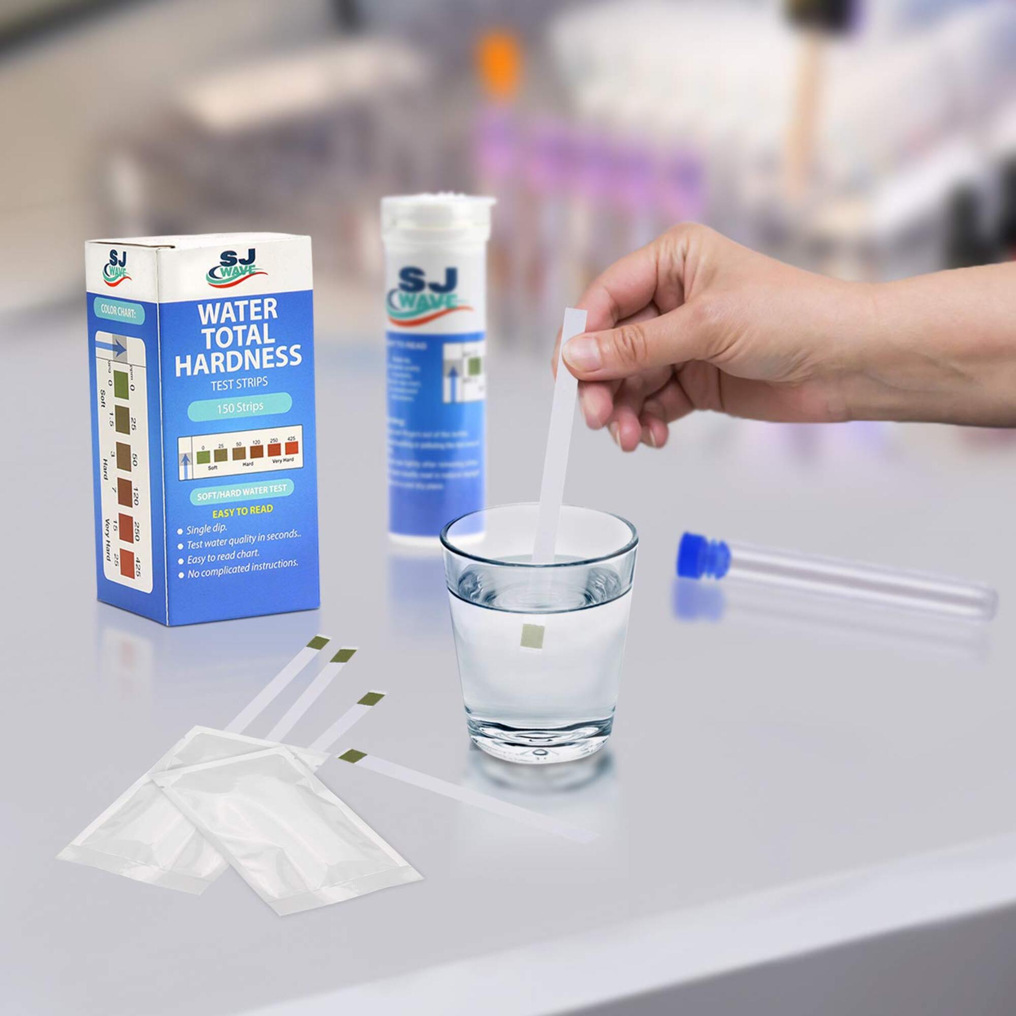 SJ WAVE - WATER TOTAL HARDNESS TEST STRIPS KIT (150'S)