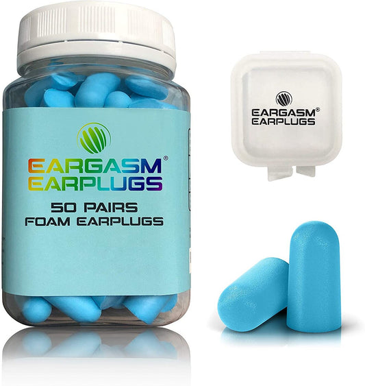 EARGASM - FOAM EARPLUGS - 100 COUNT (50 PAIRS)